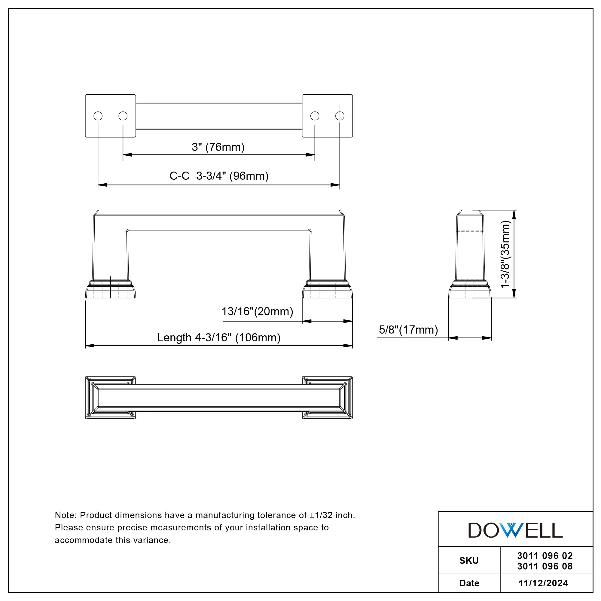Handle 3011 096