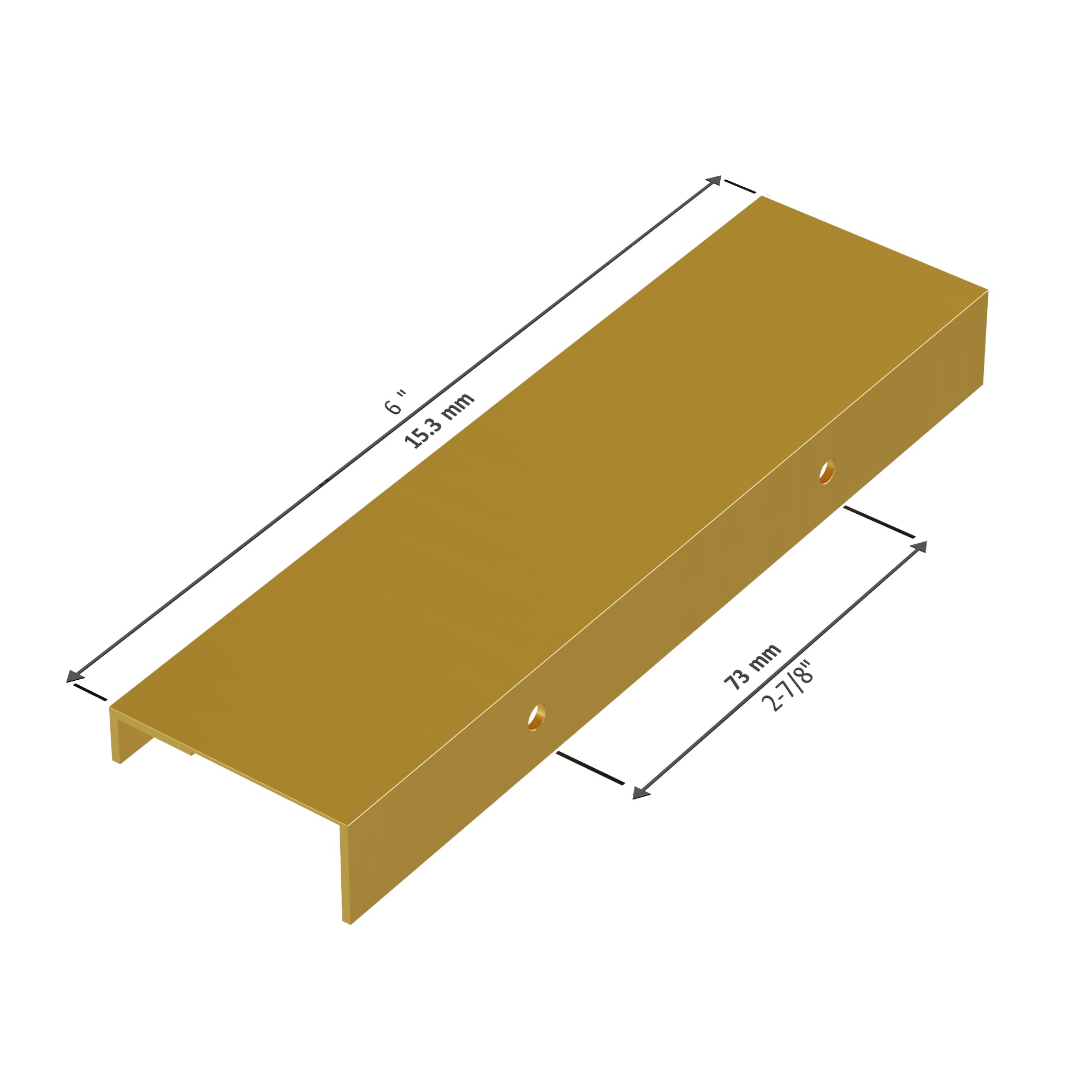 Aluminum Cabinet Pulls 3062 006
