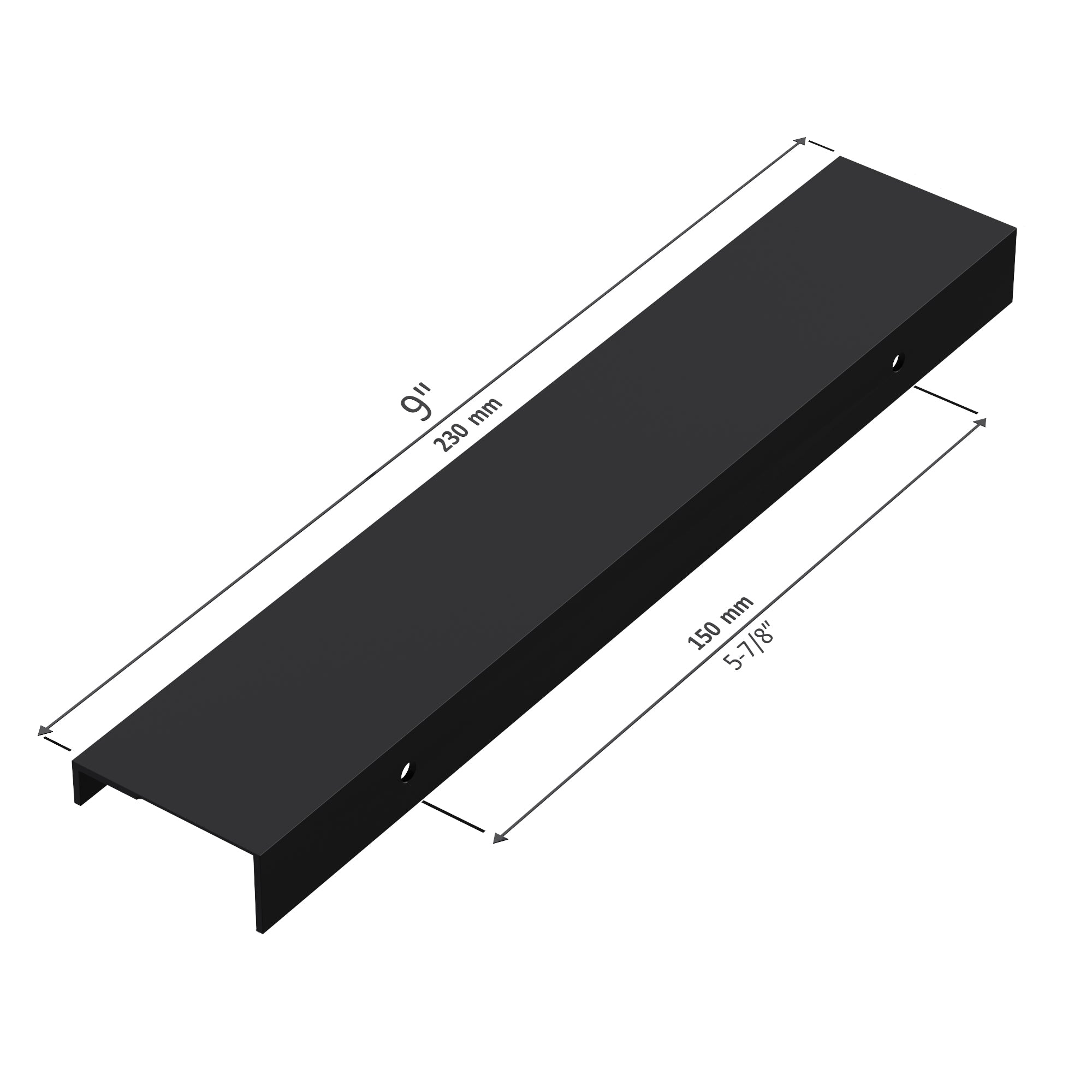 Aluminum Cabinet Pulls 3062 009