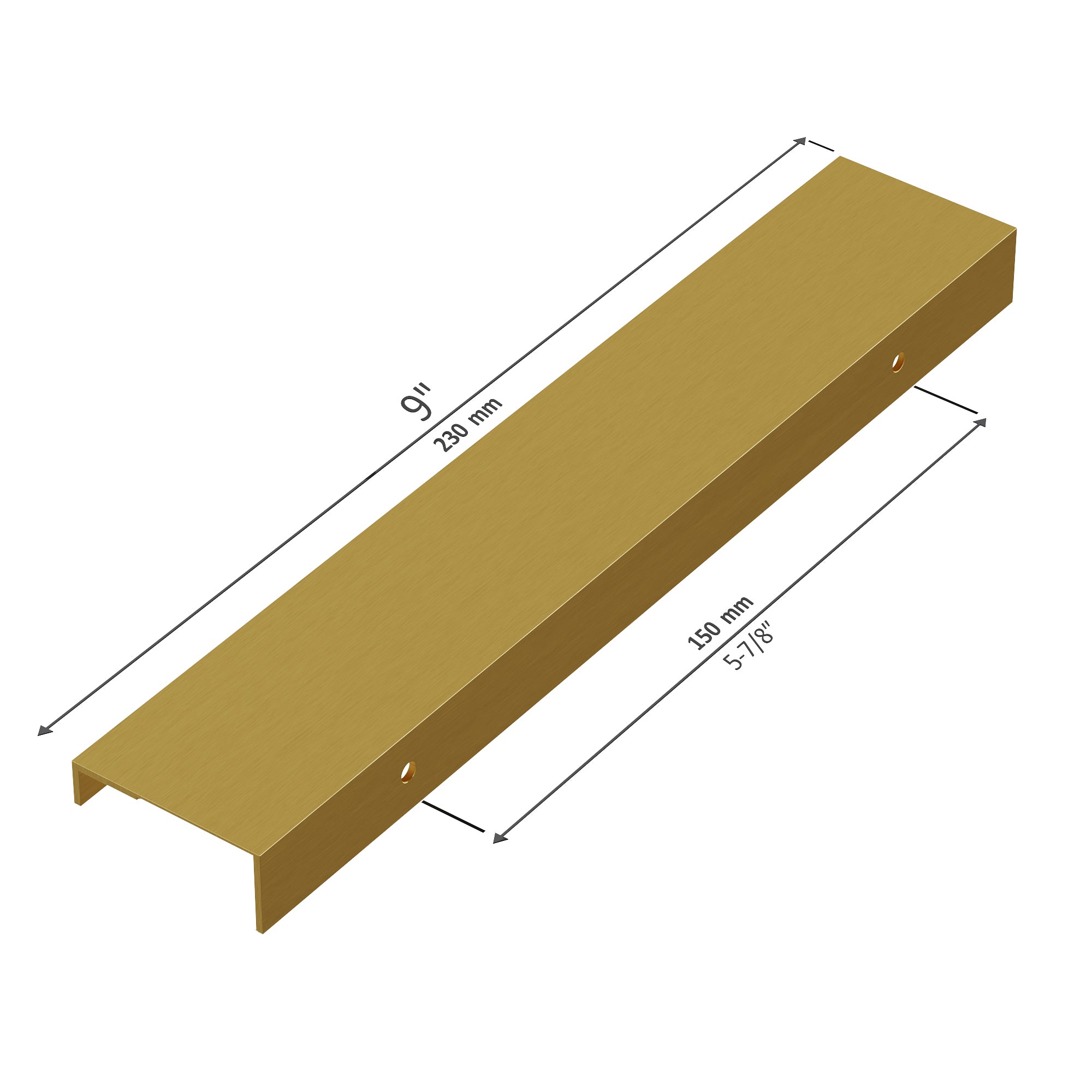Aluminum Cabinet Pulls 3062 009
