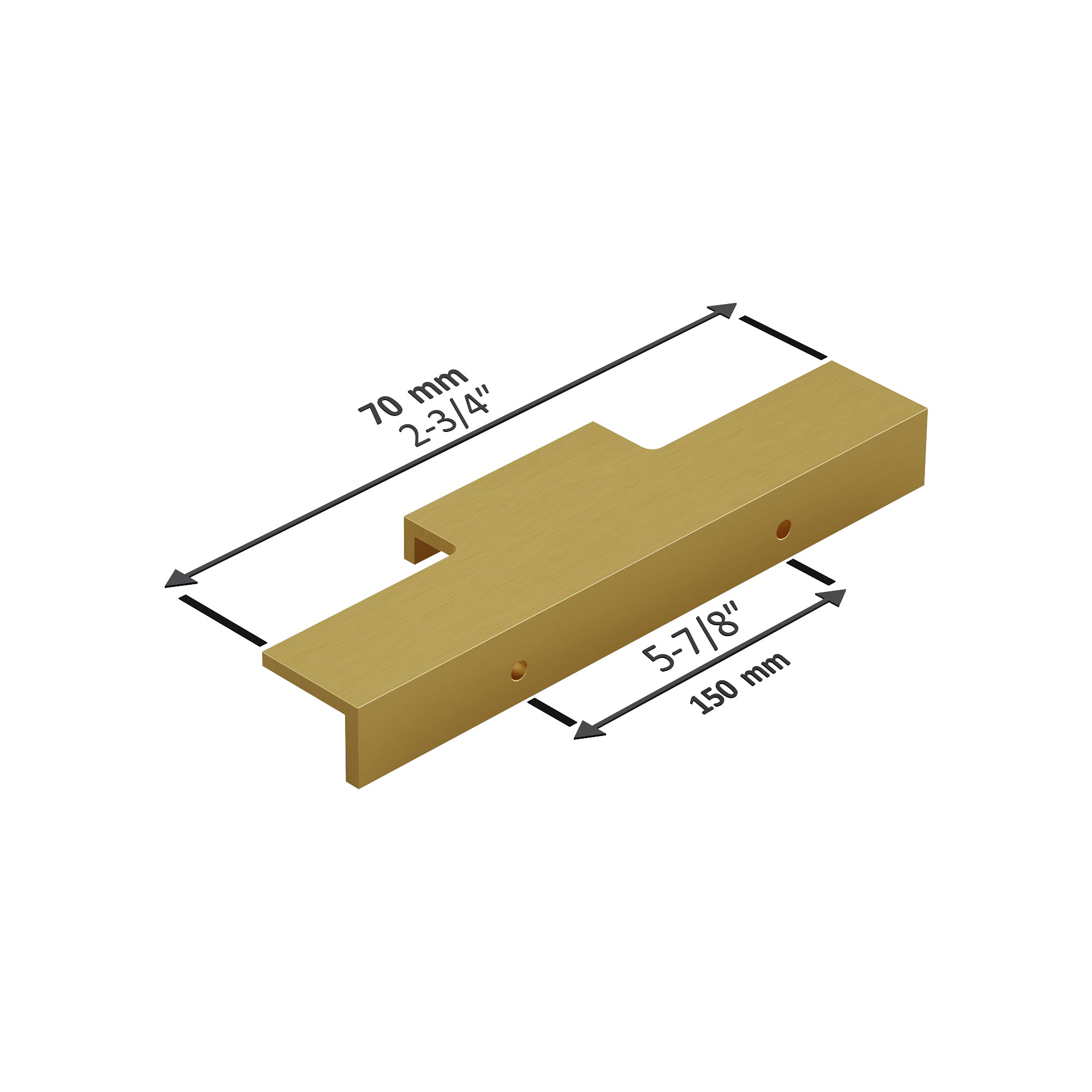 Aluminum Cabinet Pulls 3063 006