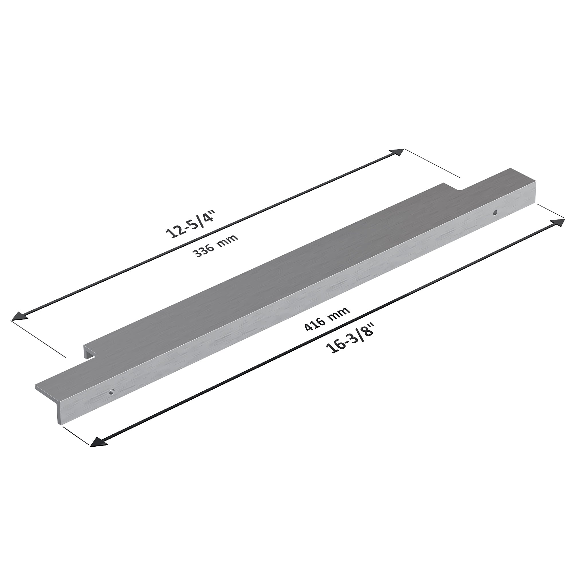 Aluminum Cabinet Pulls 3063 016
