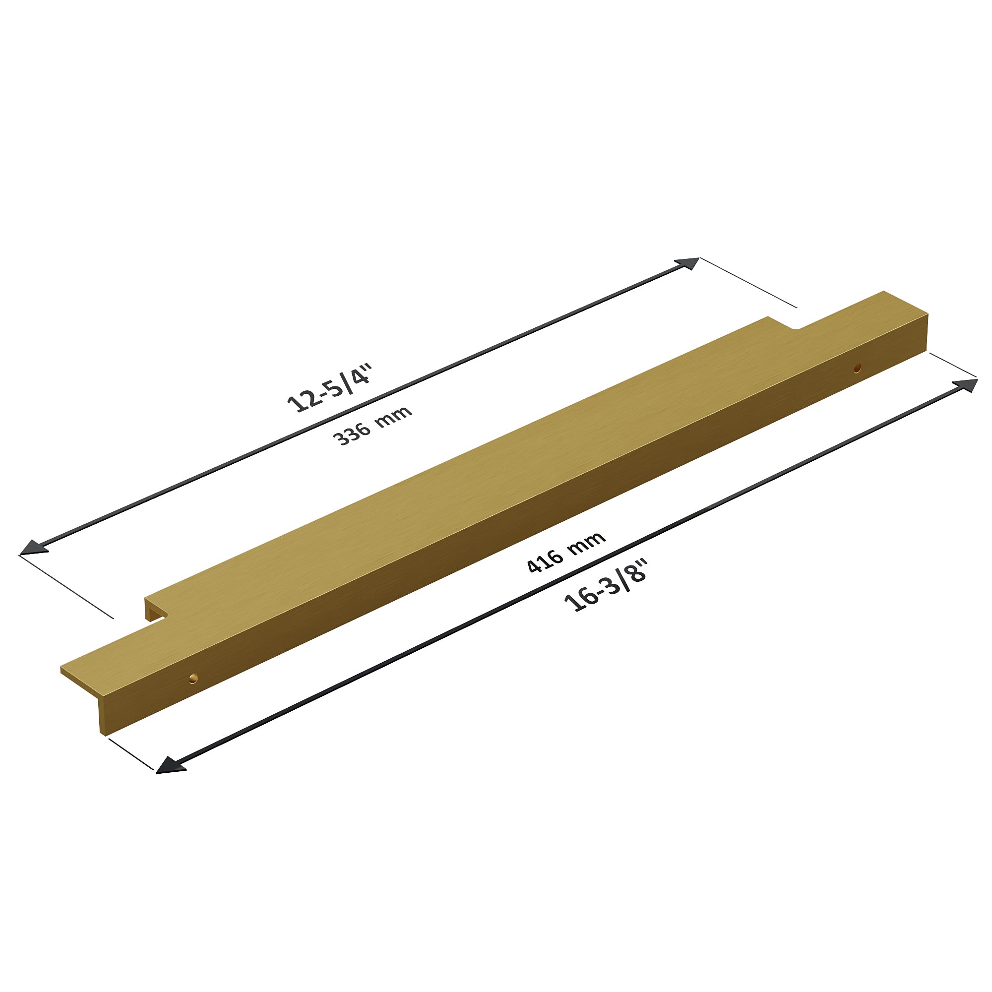Aluminum Cabinet Pulls 3063 016