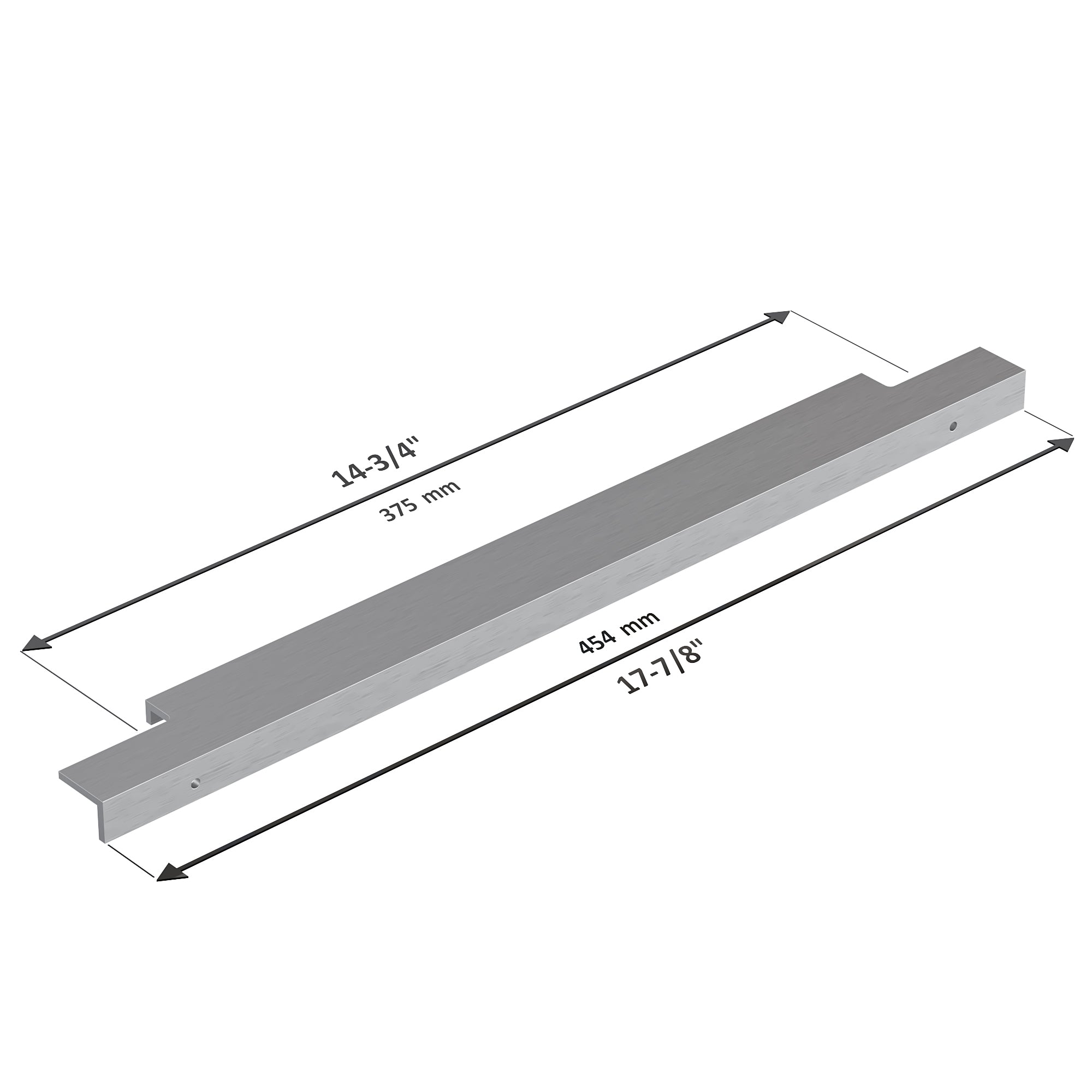 Aluminum Cabinet Pulls 3063 018
