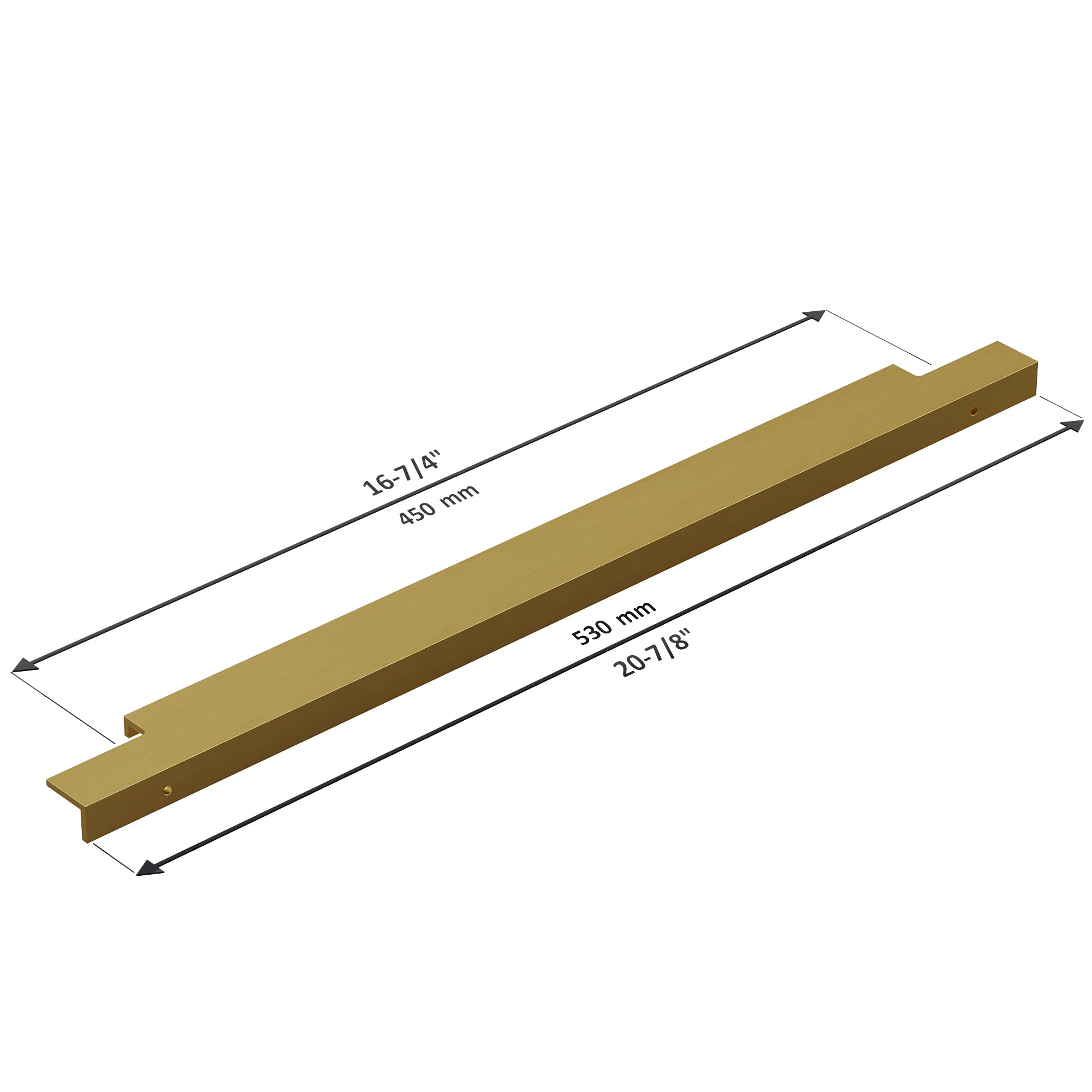 Aluminum Cabinet Pulls 3063 021