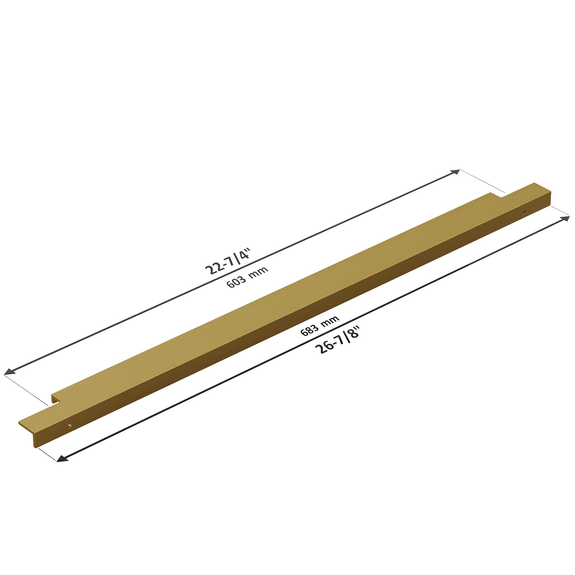 Aluminum Cabinet Pulls 3063 027