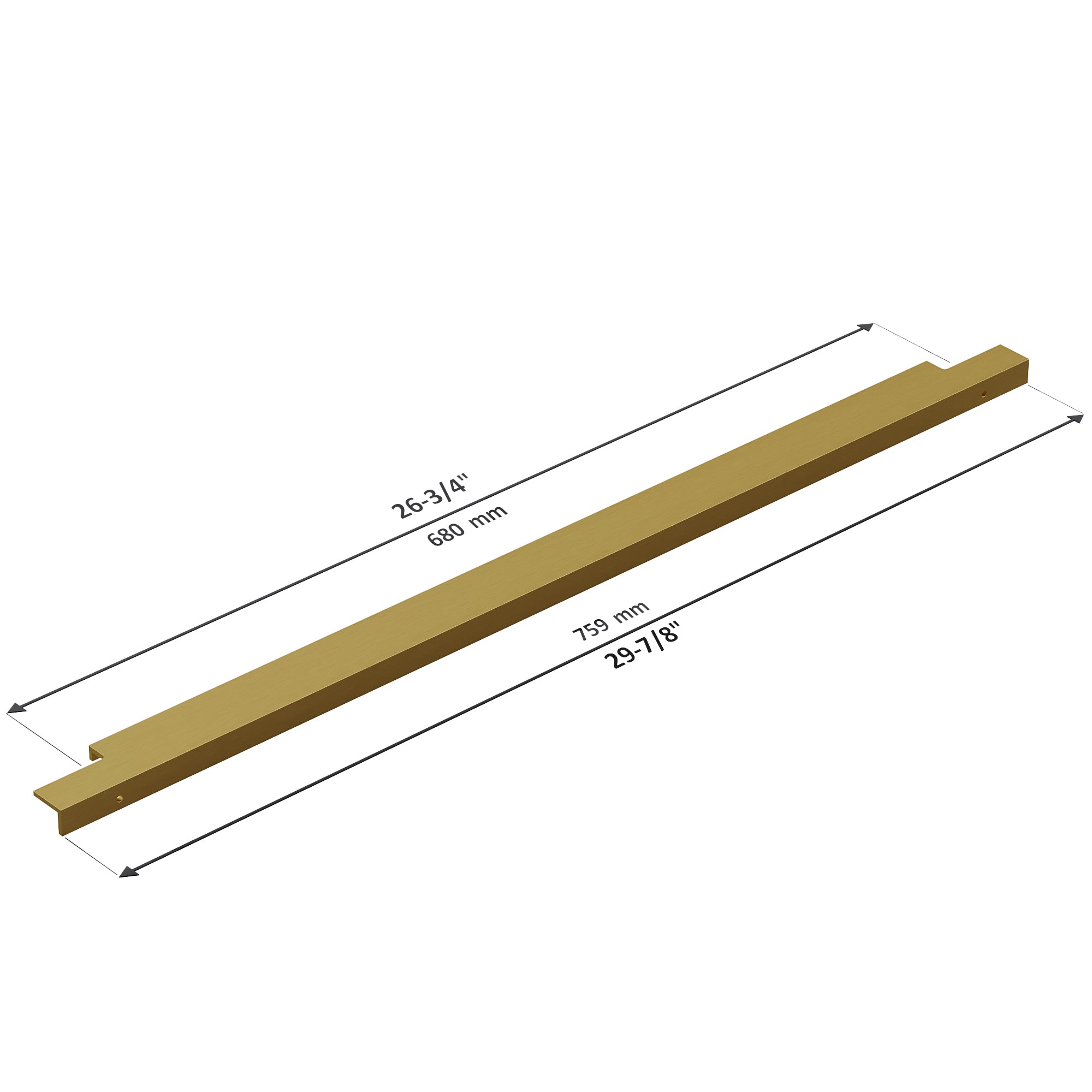 Aluminum Cabinet Pulls 3063 030