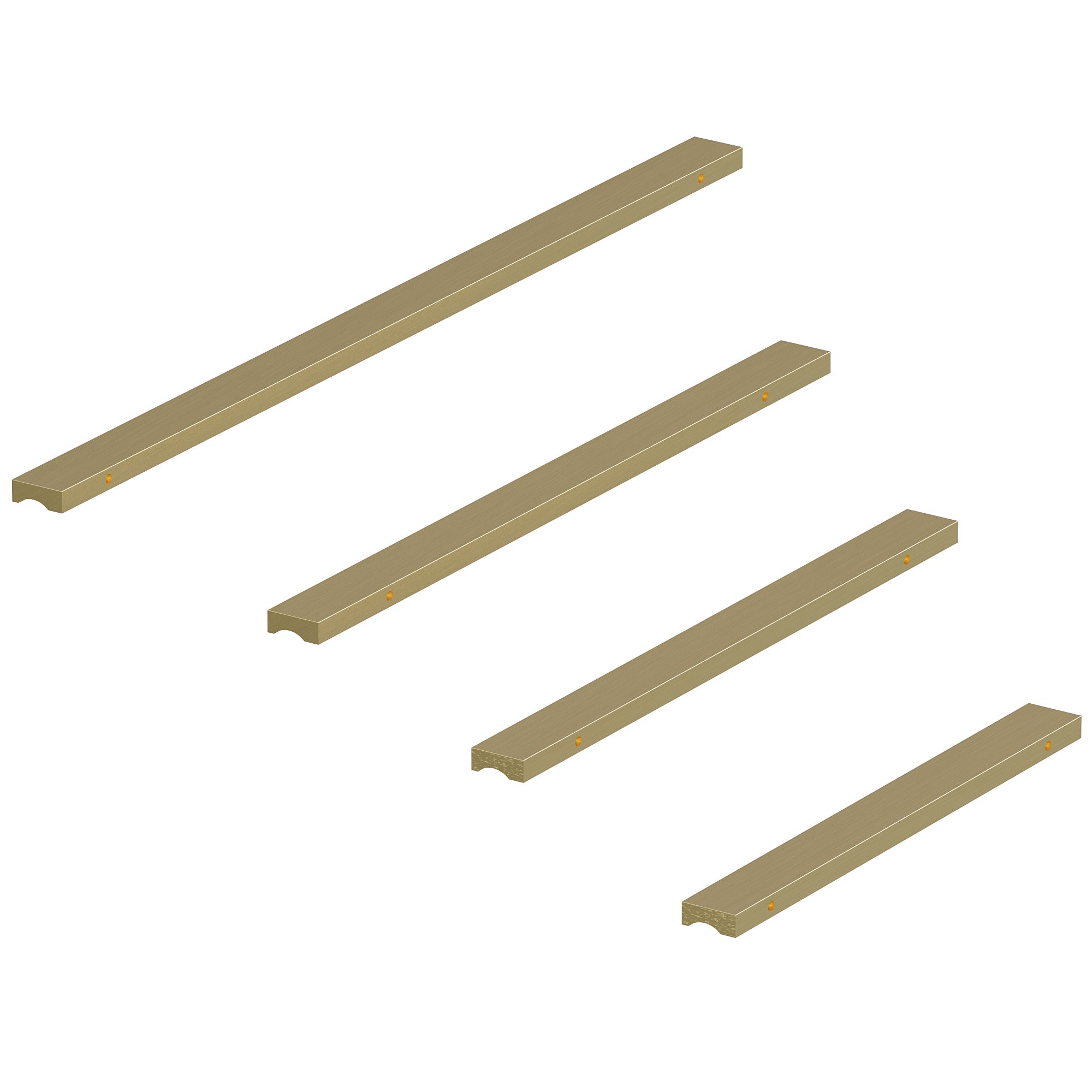 Aluminum Cabinet Pulls 3064 192