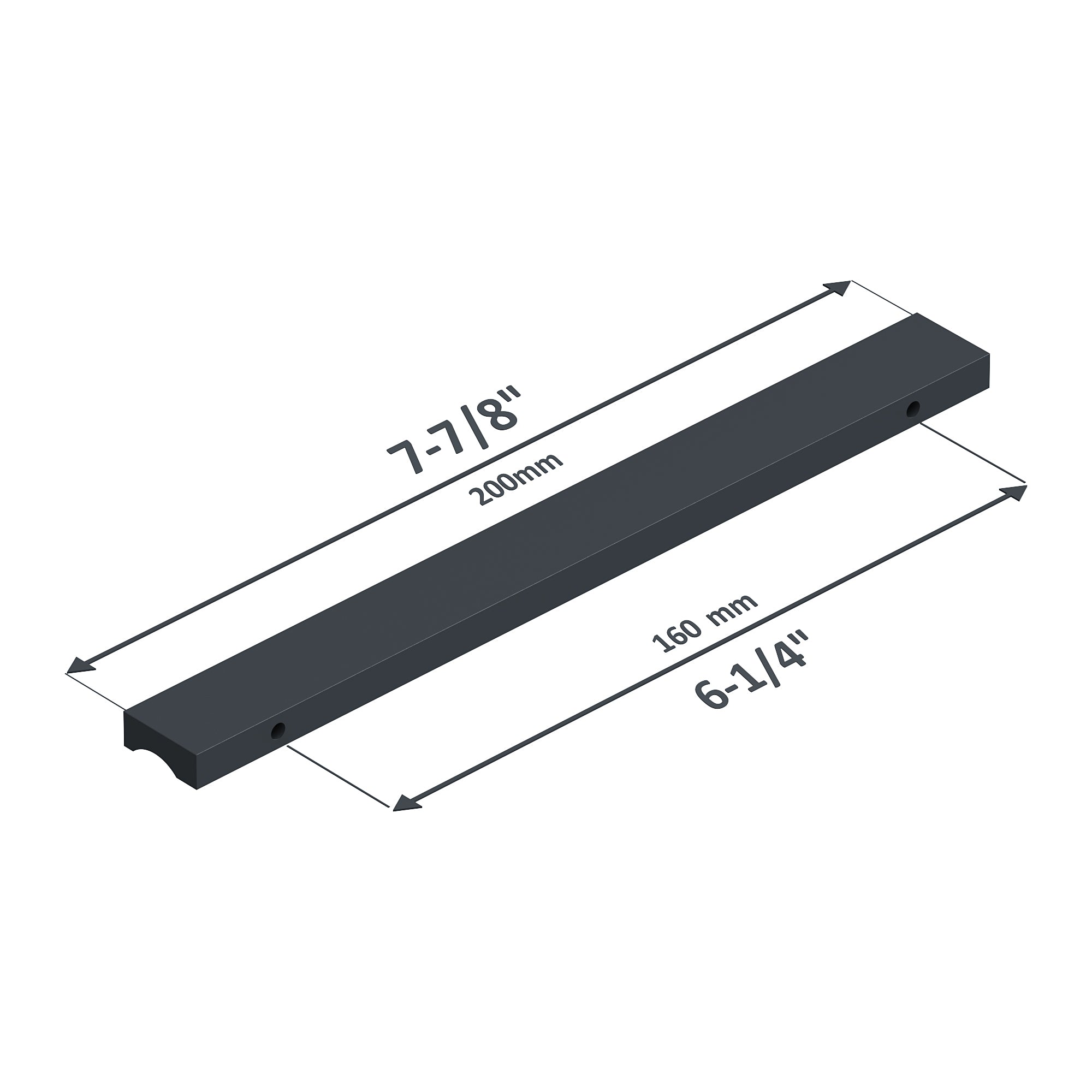 Aluminum Cabinet Pulls 3064 160