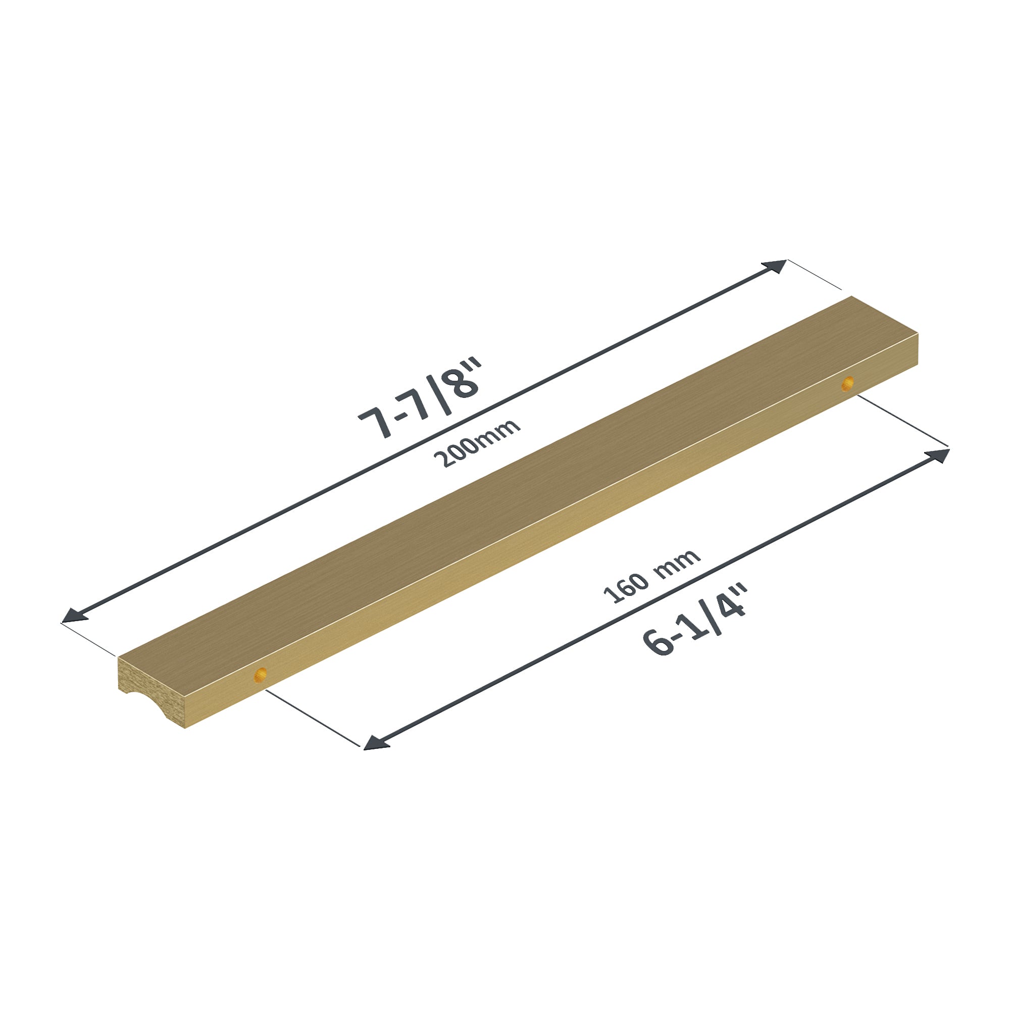 Aluminum Cabinet Pulls 3064 160