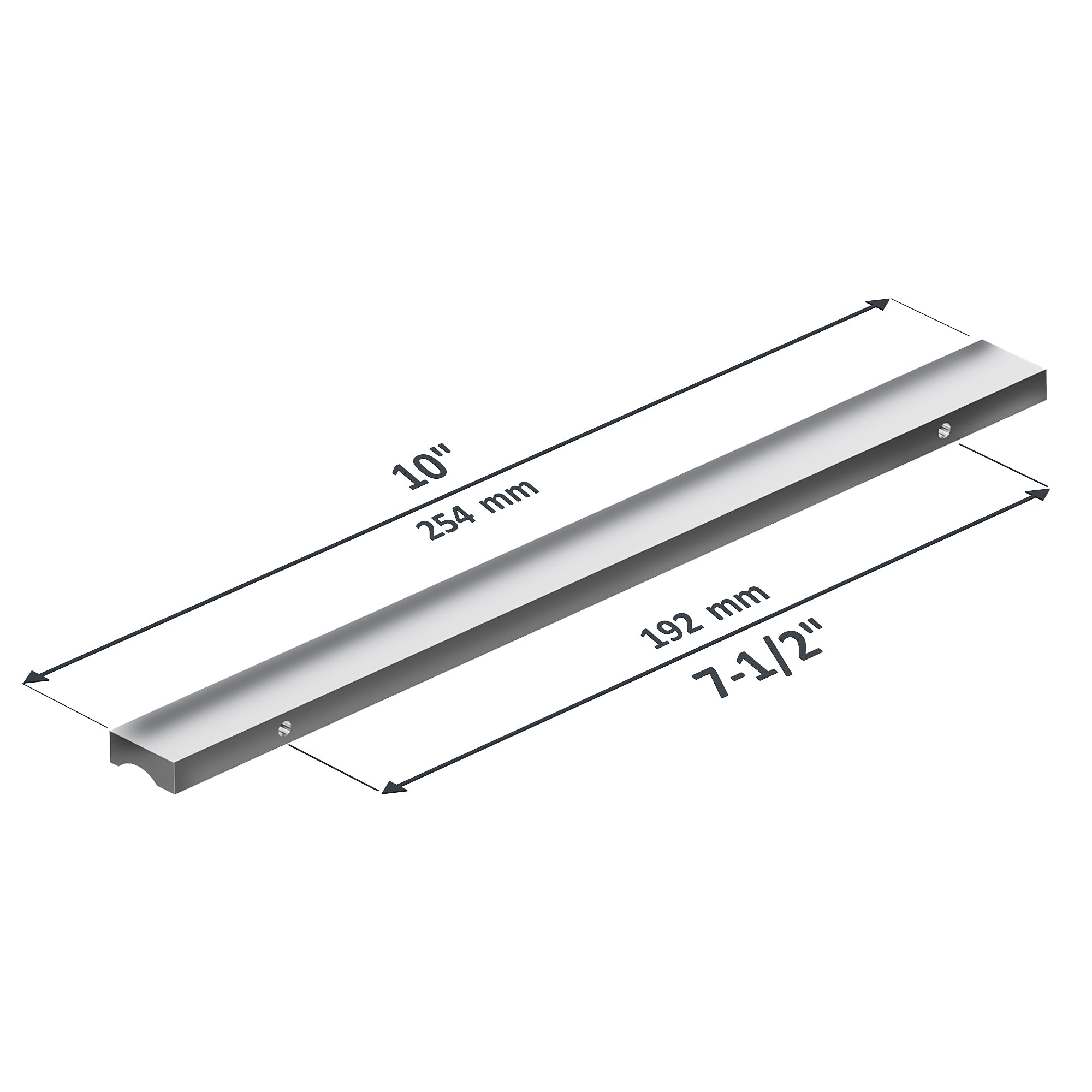 Aluminum Cabinet Pulls 3064 192