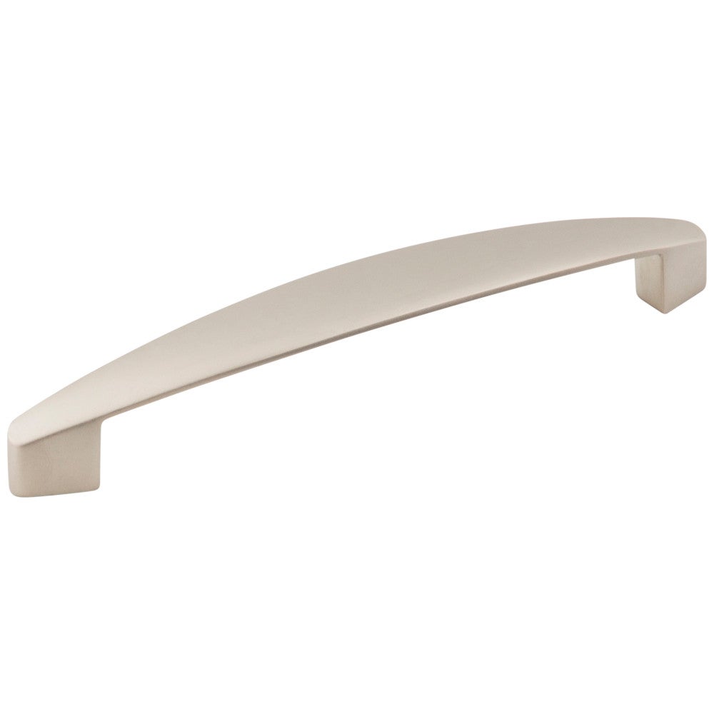 Hardware Resources 128 mm Center-to-Center Satin Nickel Asymmetrical Belfast Cabinet Pull