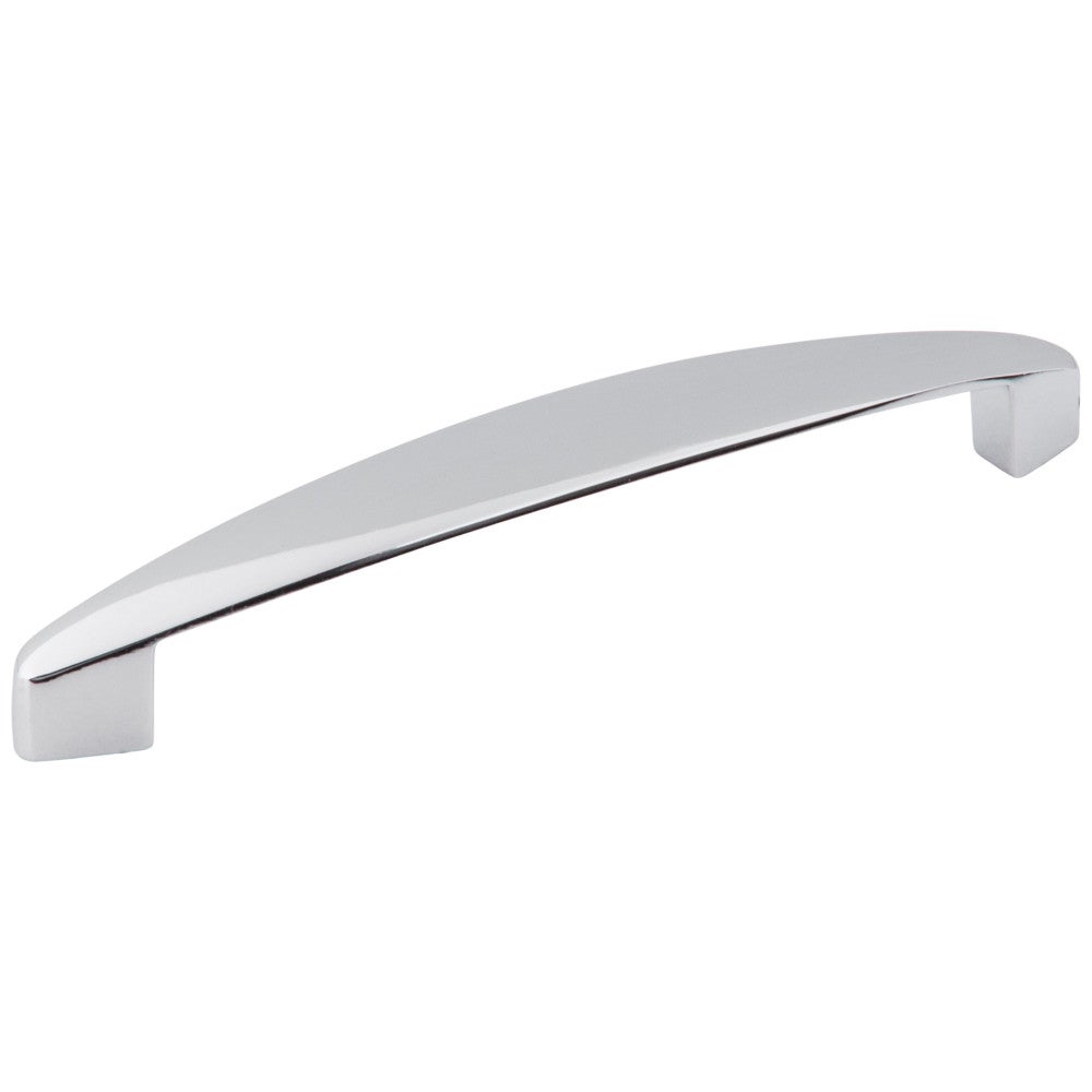 Hardware Resources 128 mm Center-to-Center Satin Nickel Asymmetrical Belfast Cabinet Pull