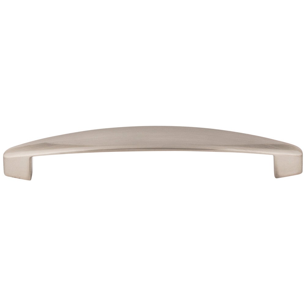 Hardware Resources 128 mm Center-to-Center Satin Nickel Asymmetrical Belfast Cabinet Pull