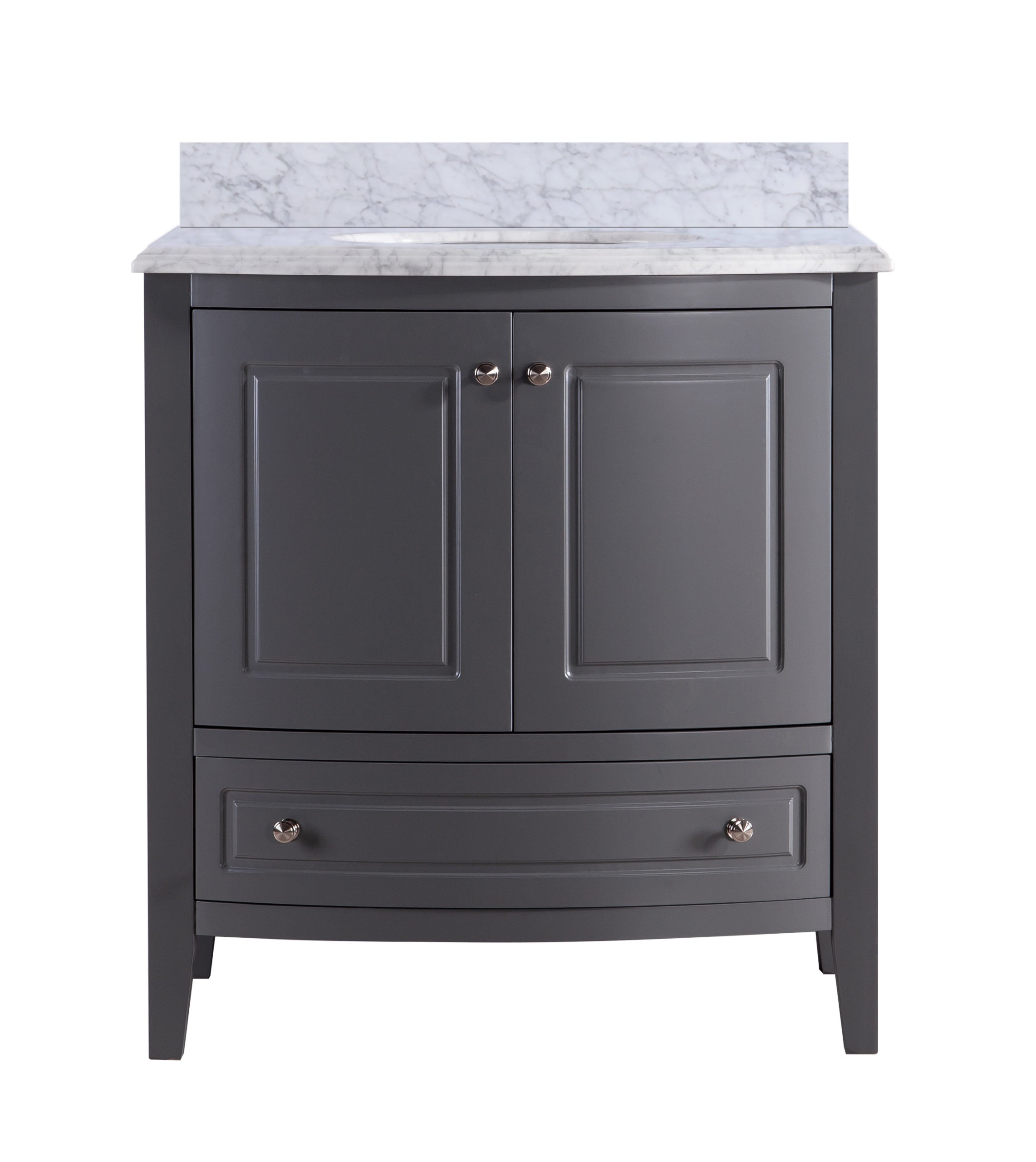 Estella 32" Bathroom Vanity with Jerusalem Gold Marble Countertop