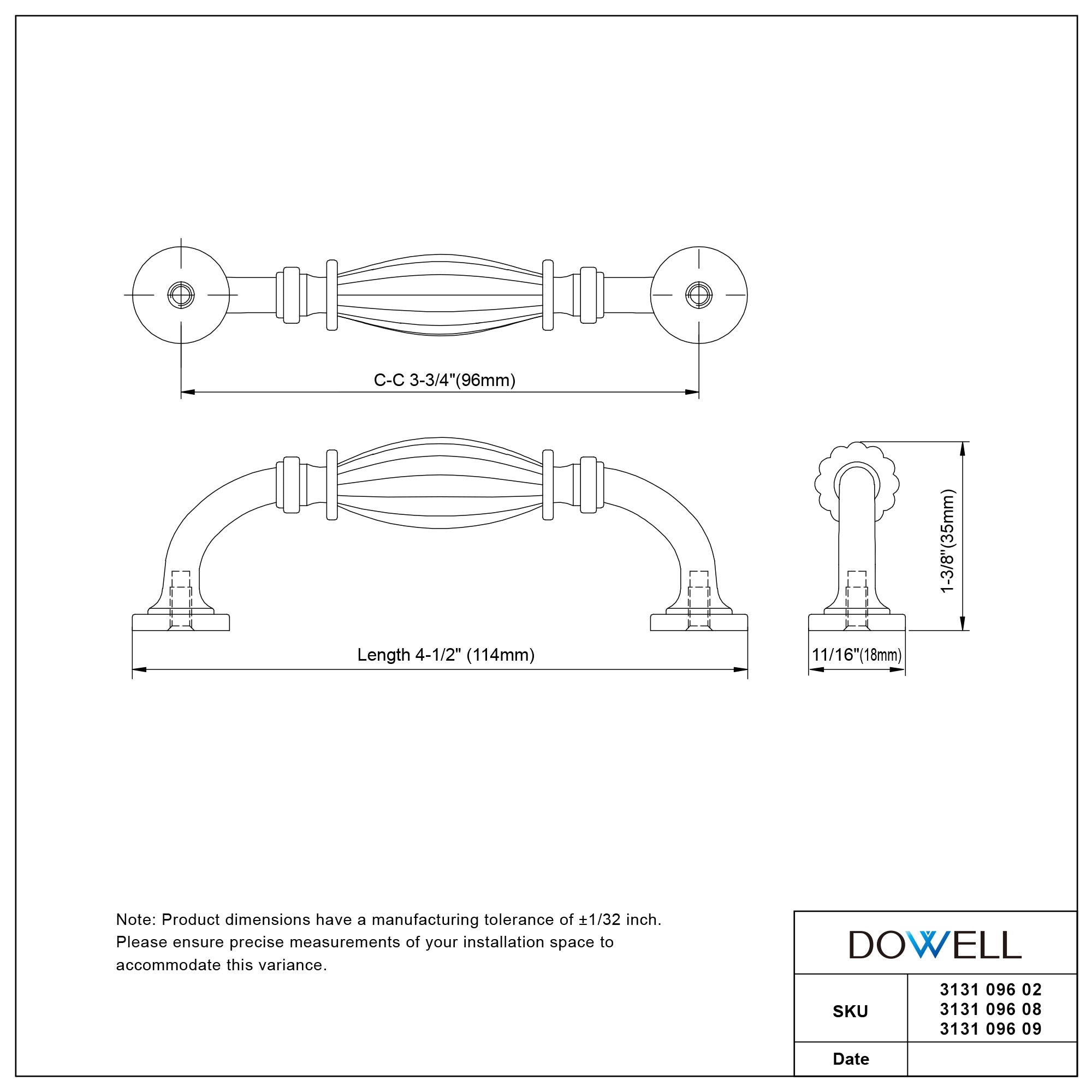 Handle 3131 096