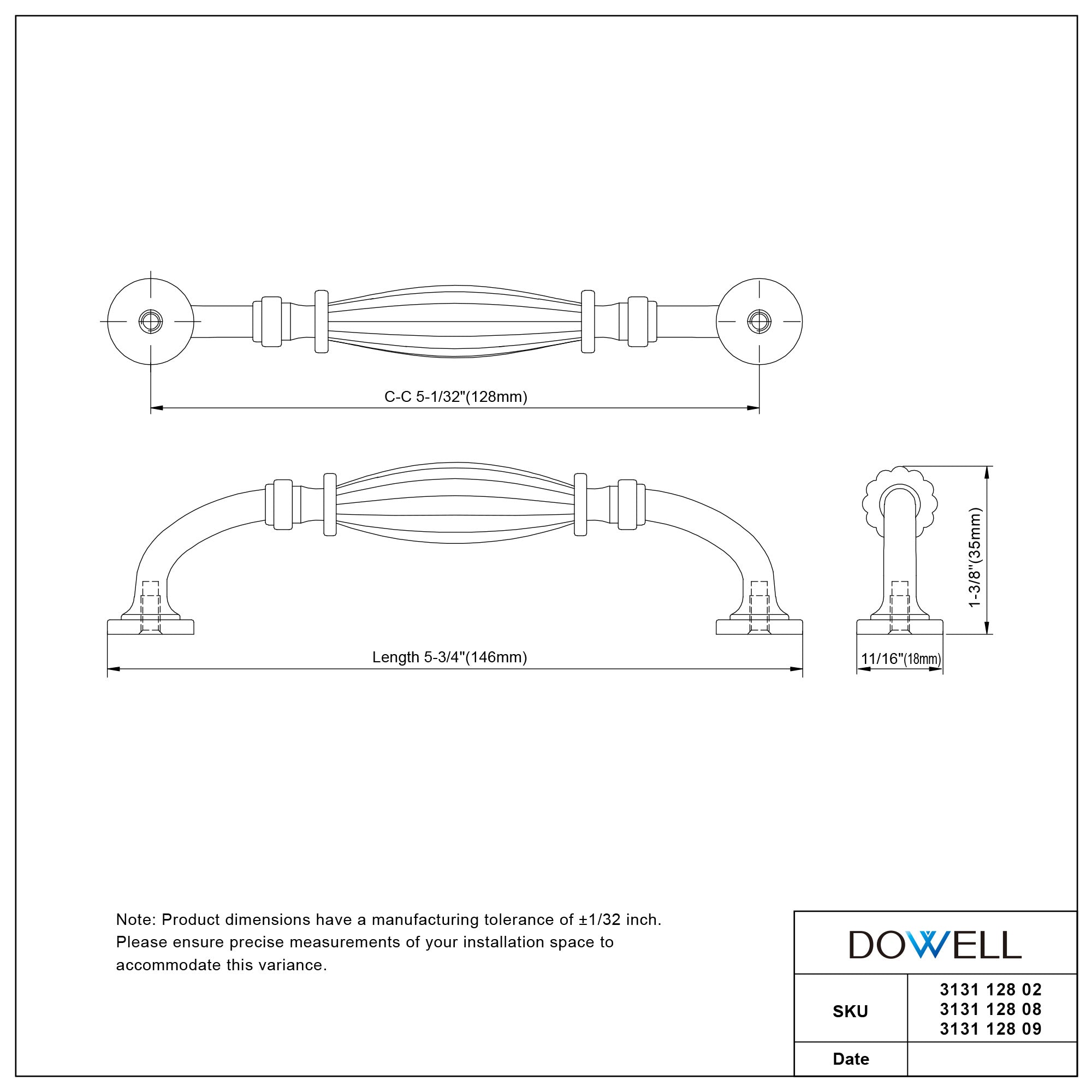 Handle 3131 128