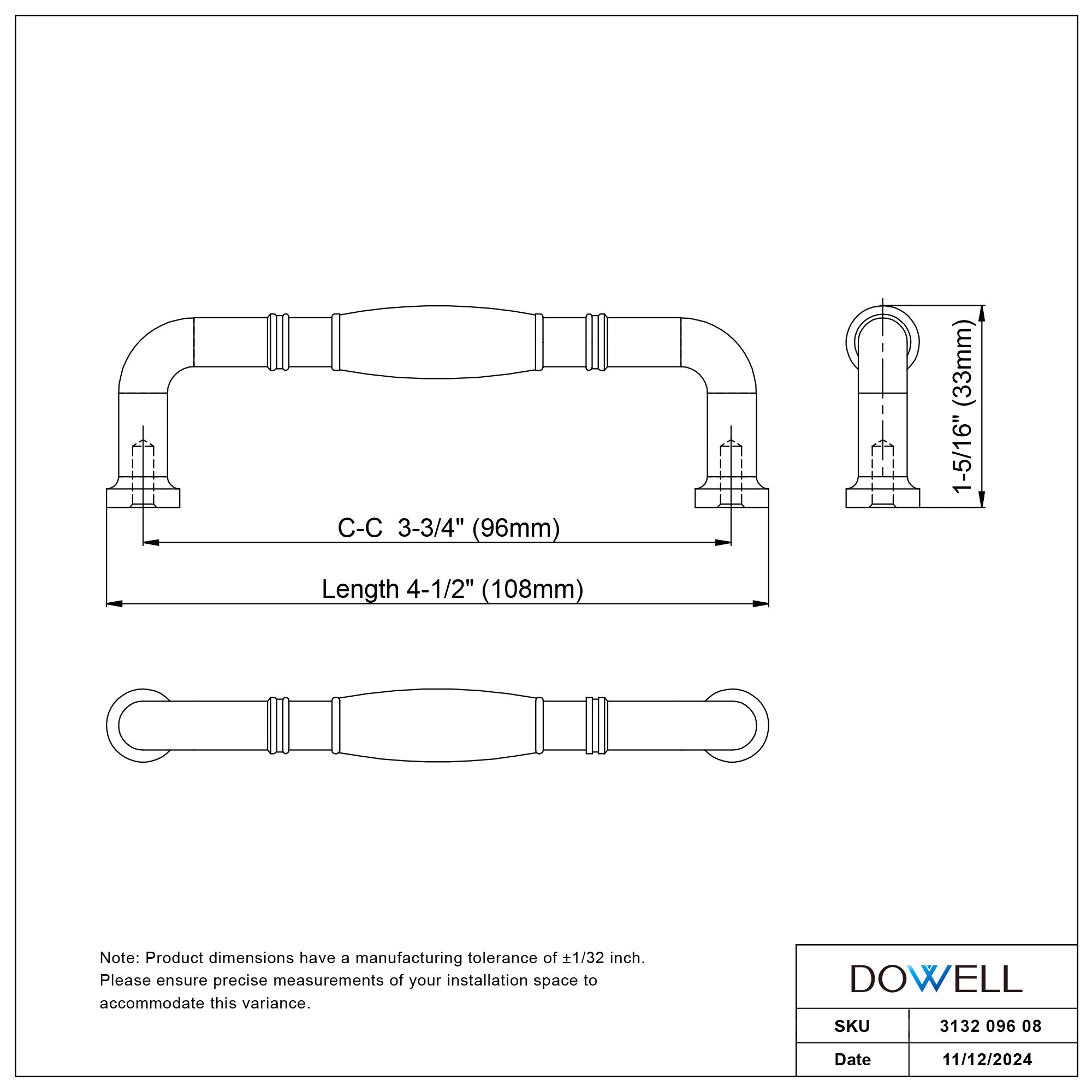 Handle 3132 096