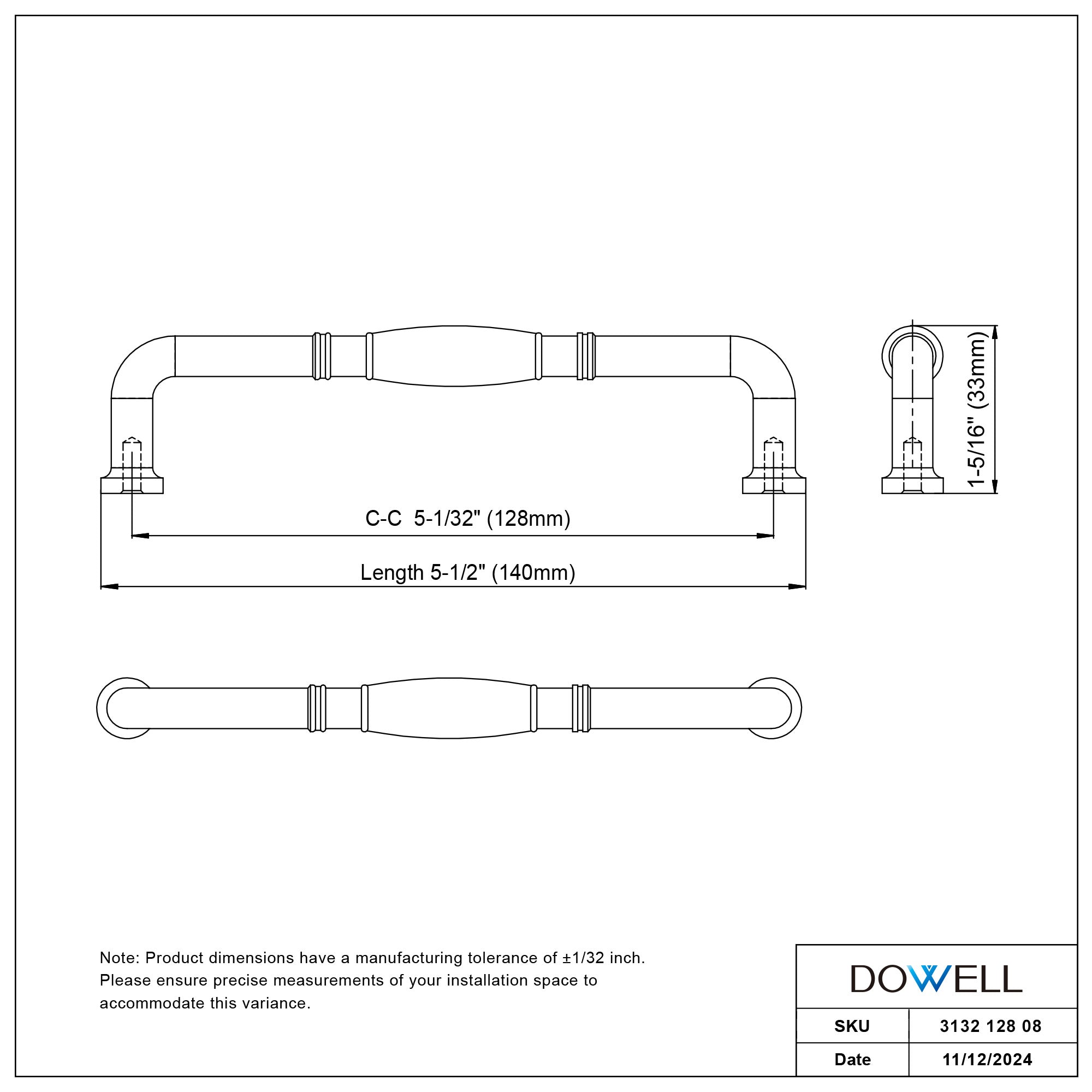 Handle 3132 128