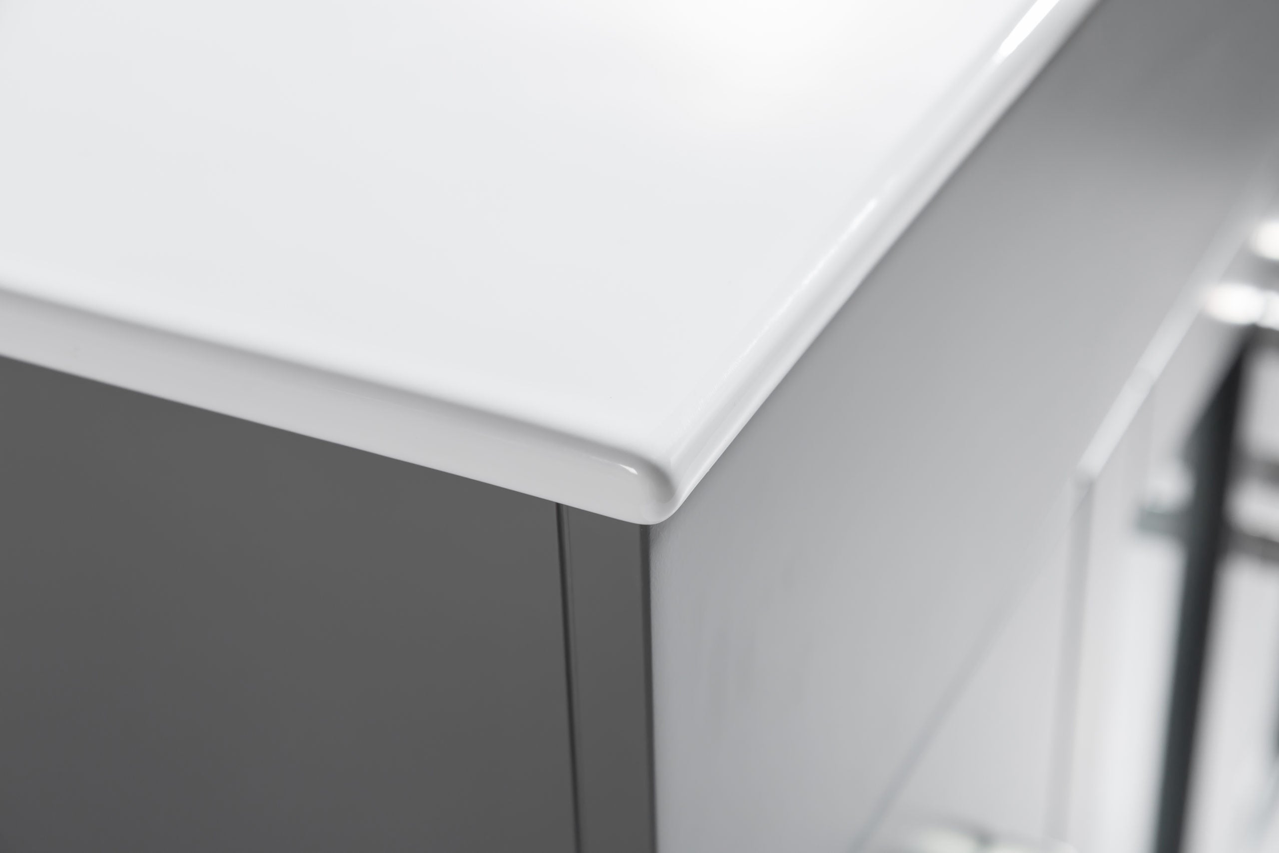 Nova 36" Bathroom Vanity with White Ceramic Basin Countertop