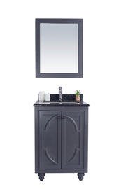 Odyssey 24" Maple Grey Bathroom Vanity with Countertop