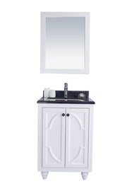 Odyssey 24" White Bathroom Vanity with Countertop