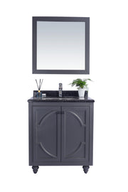 Odyssey 30" Maple Grey Bathroom Vanity with Countertop