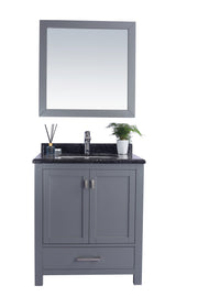 Wilson 30" Grey Bathroom Vanity with Countertop