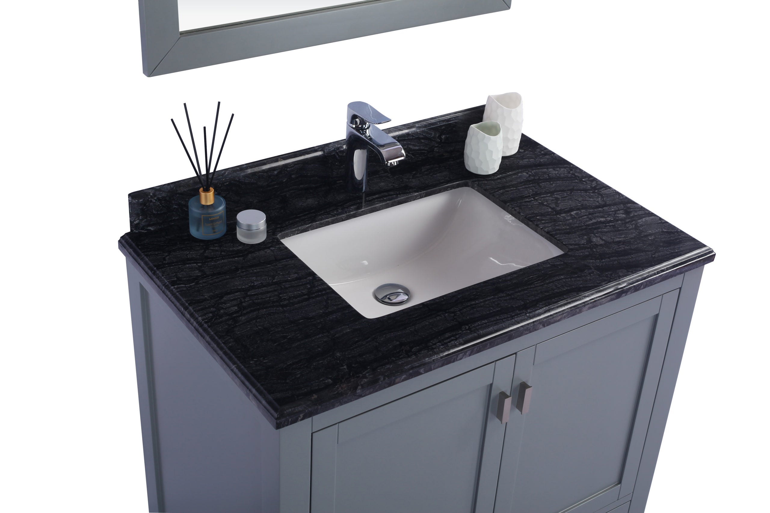 Wilson 36" Grey Bathroom Vanity with Countertop