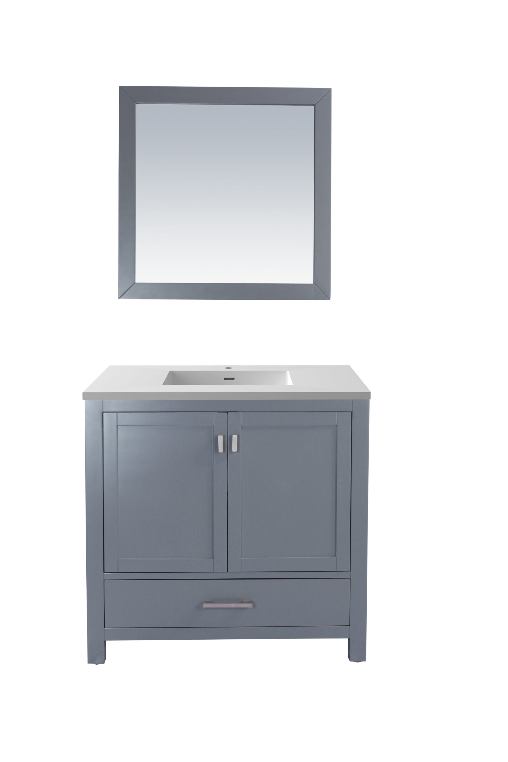 Wilson 36" Grey Bathroom Vanity with Countertop