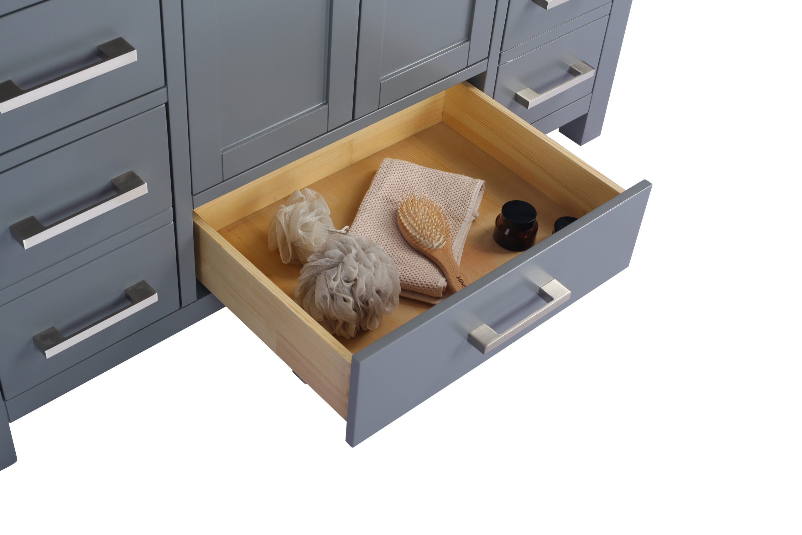 Wilson 48" Grey Bathroom Vanity with Countertop
