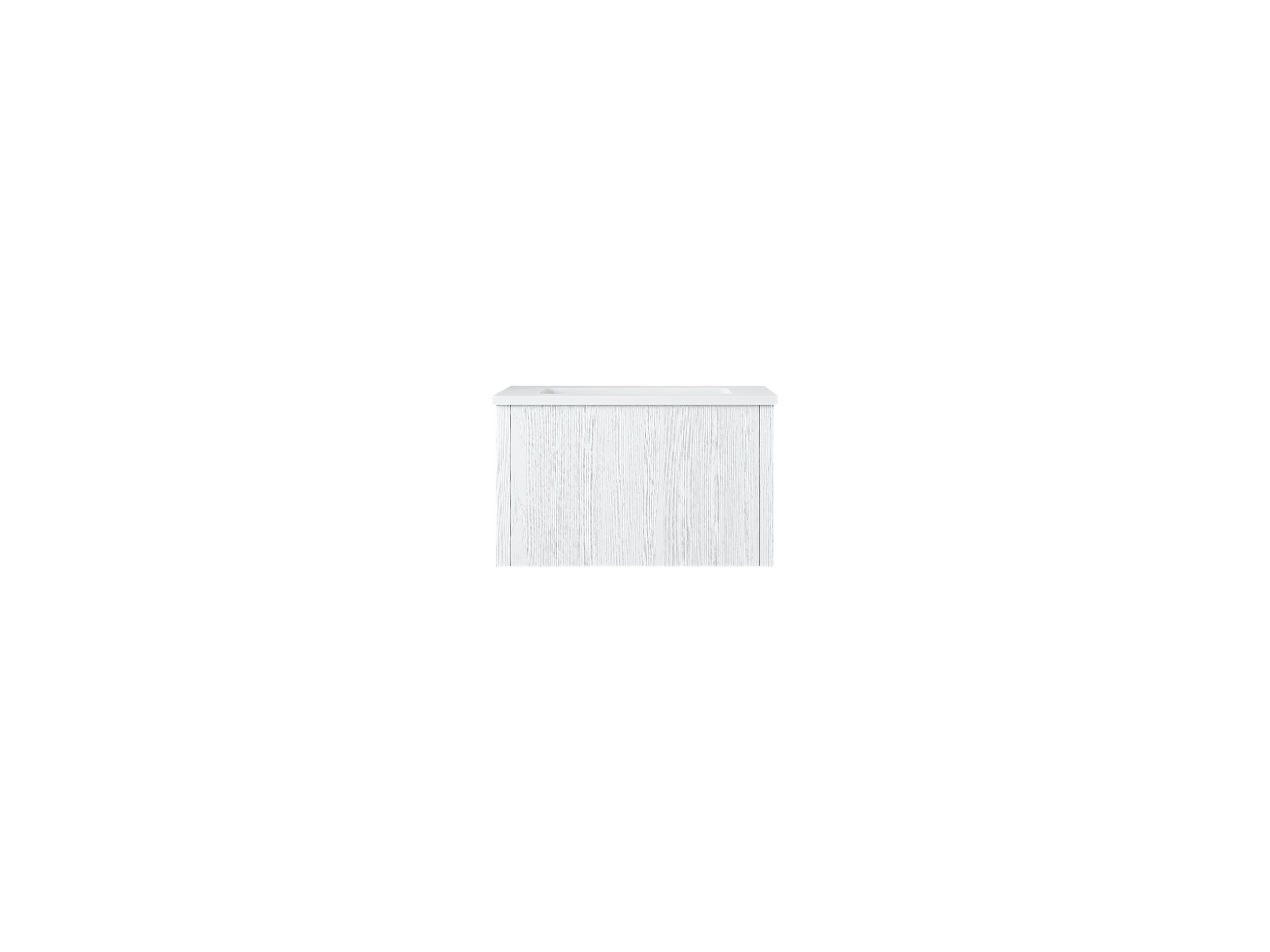 Legno 24" Bathroom Vanity with Matte White VIVA Stone Solid Surface Countertop