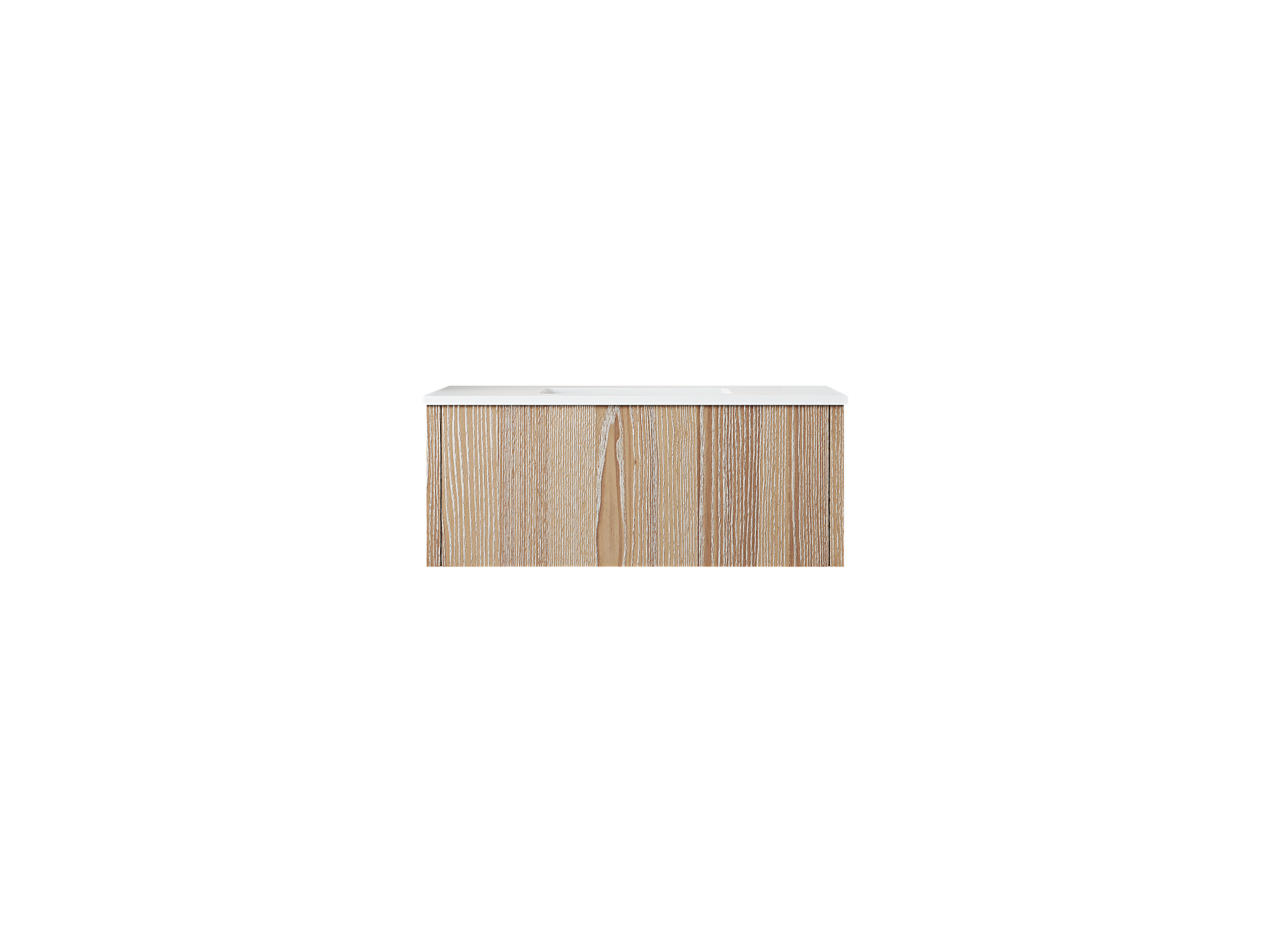 Legno 36" Bathroom Vanity with Matte White VIVA Stone Solid Surface Countertop