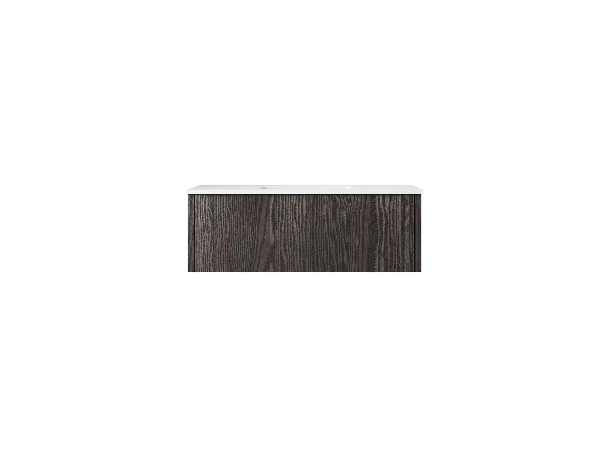 Legno 42" Bathroom Vanity with Matte White VIVA Stone Solid Surface Countertop