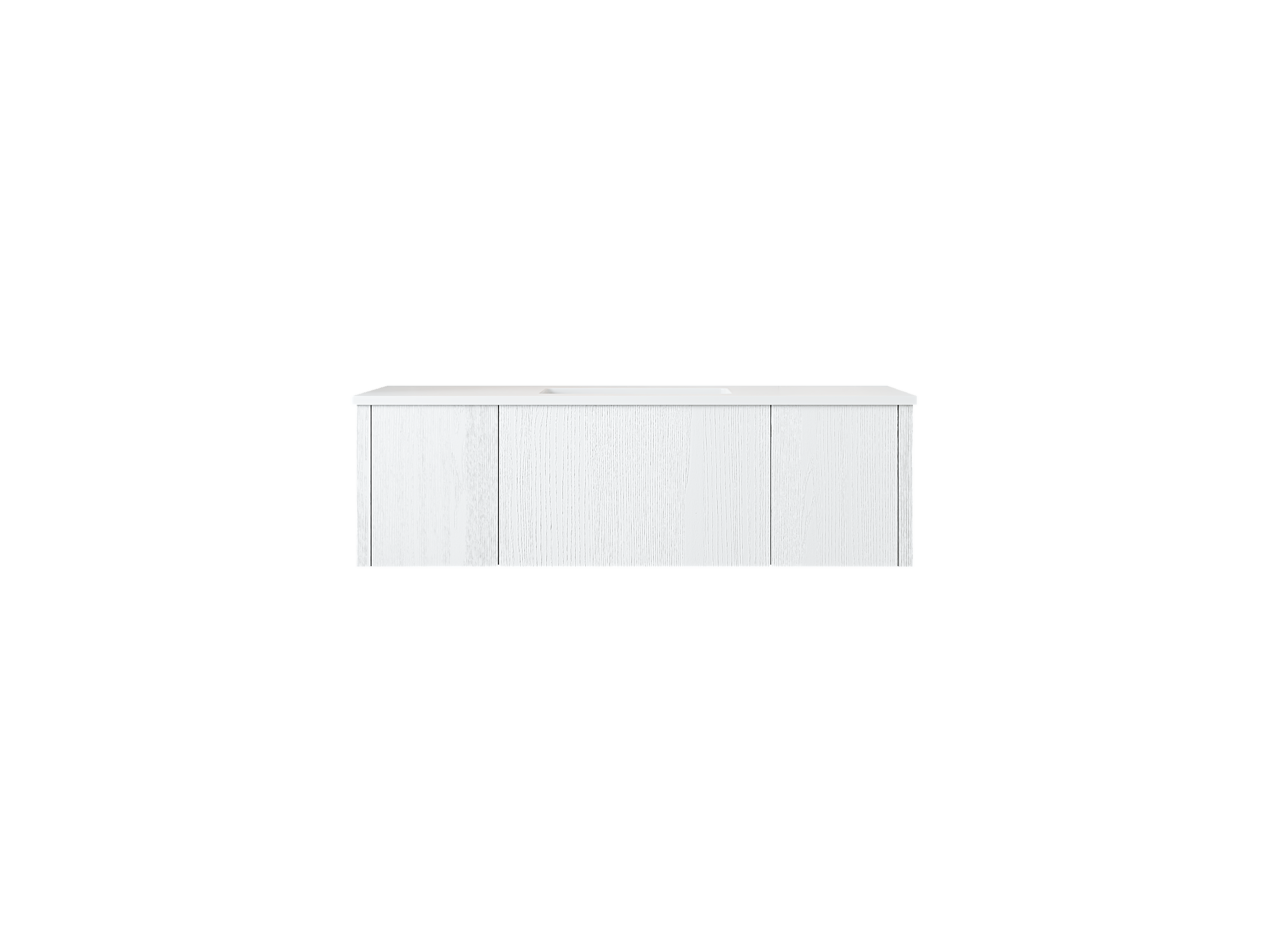 Legno 48" Bathroom Vanity with Matte White VIVA Stone Solid Surface Countertop