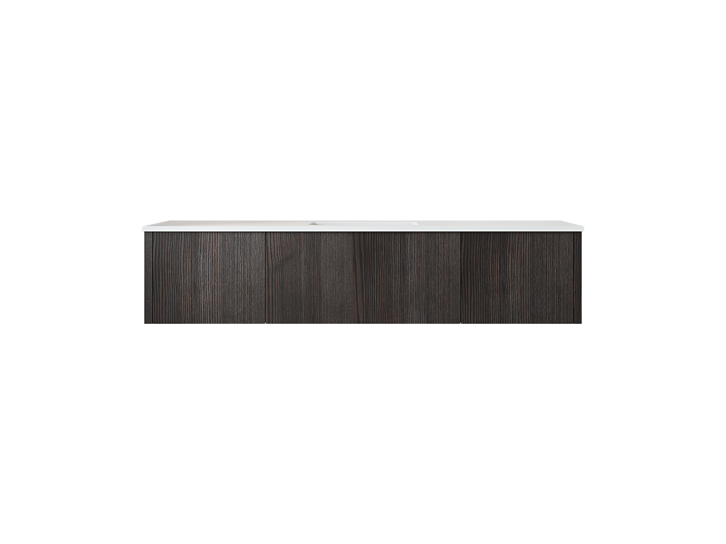 Legno 66" Bathroom Vanity with Matte White VIVA Stone Solid Surface Countertop