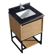 Alto 24" California White Oak Bathroom Vanity with Countertop