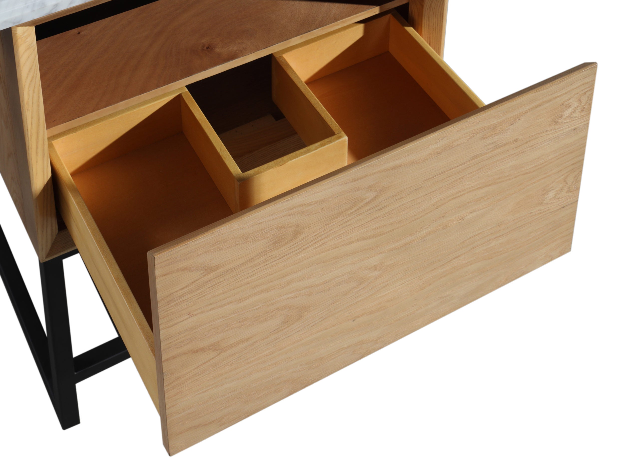 Alto 24" California White Oak Bathroom Vanity with Countertop
