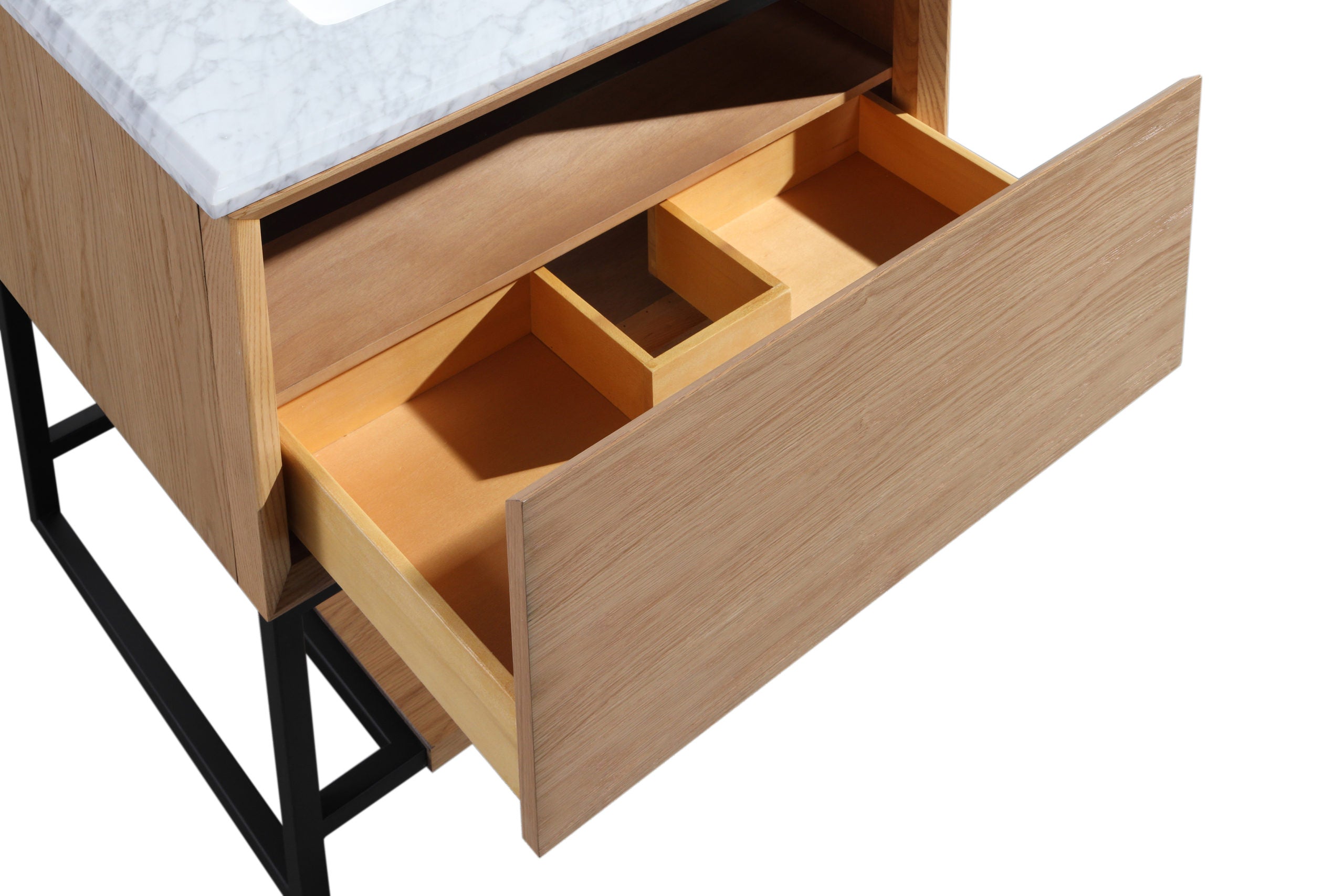Alto 30" California White Oak Bathroom Vanity with Countertop
