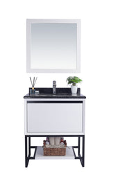 Alto 30" White Bathroom Vanity with Countertop