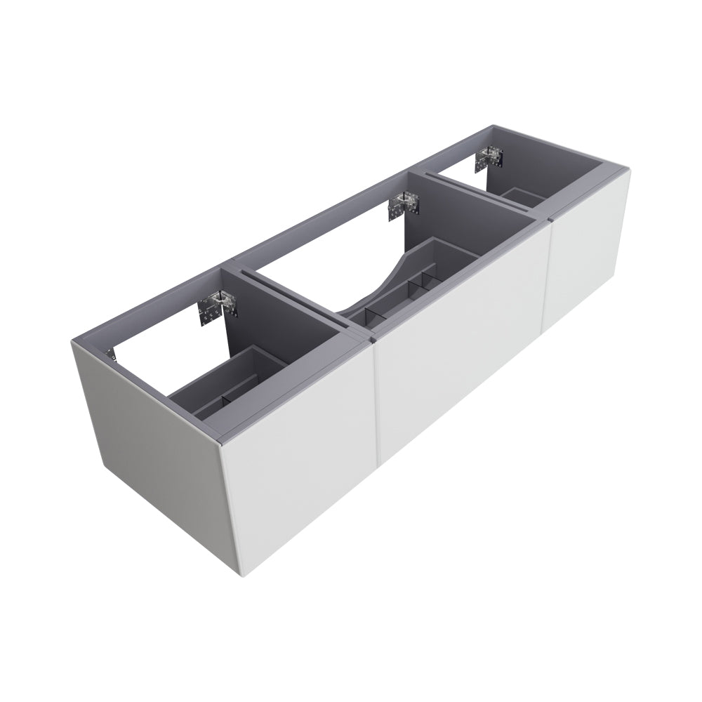 Vitri 66" Single Sink Wall Hung Bathroom Vanity Cabinet