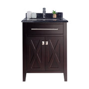 Wimbledon 24" Brown Bathroom Vanity with Countertop