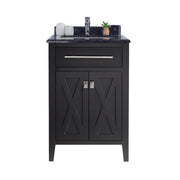 Wimbledon 24" Espresso Bathroom Vanity with Countertop