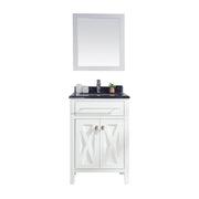 Wimbledon 24" White Bathroom Vanity with Countertop