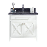 Wimbledon 36" White Bathroom Vanity with Countertop