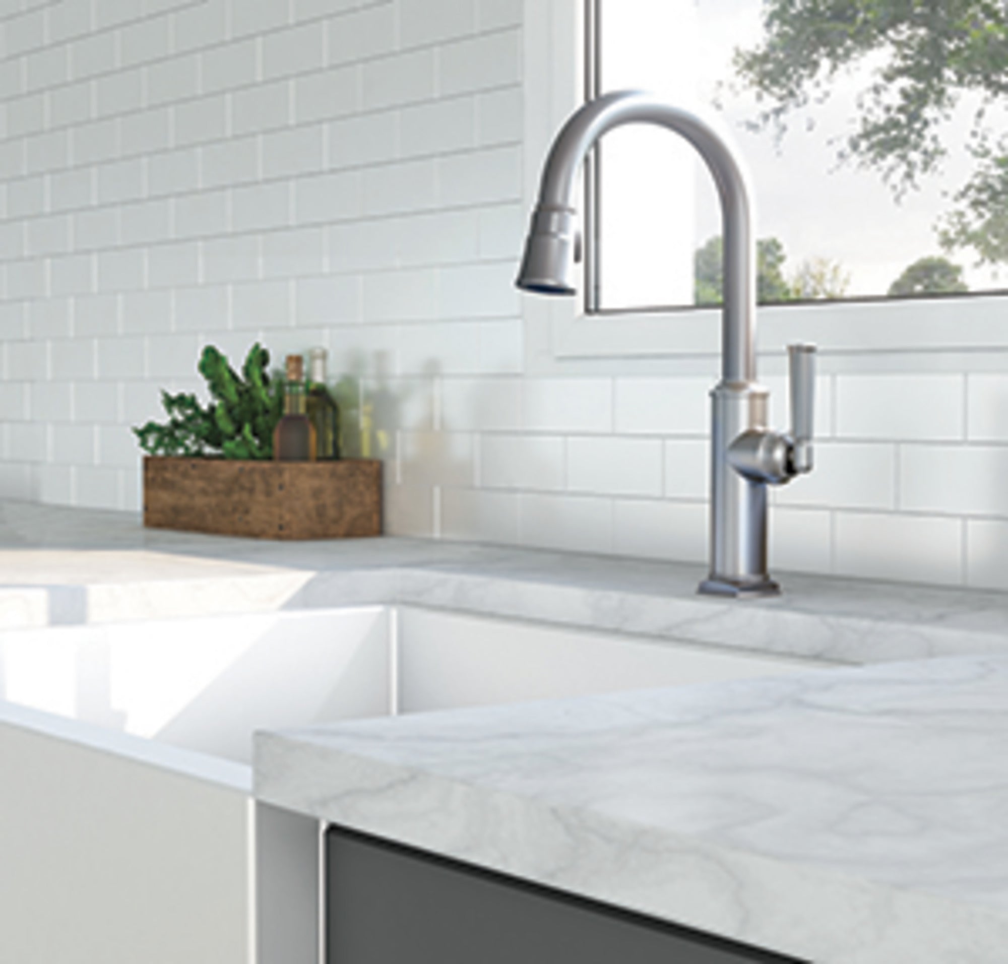 Newport Brass Zemora® Pull-Down Kitchen Faucet