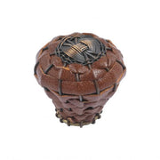 Atlas Homewares Hamptons Saddle Leather Knob