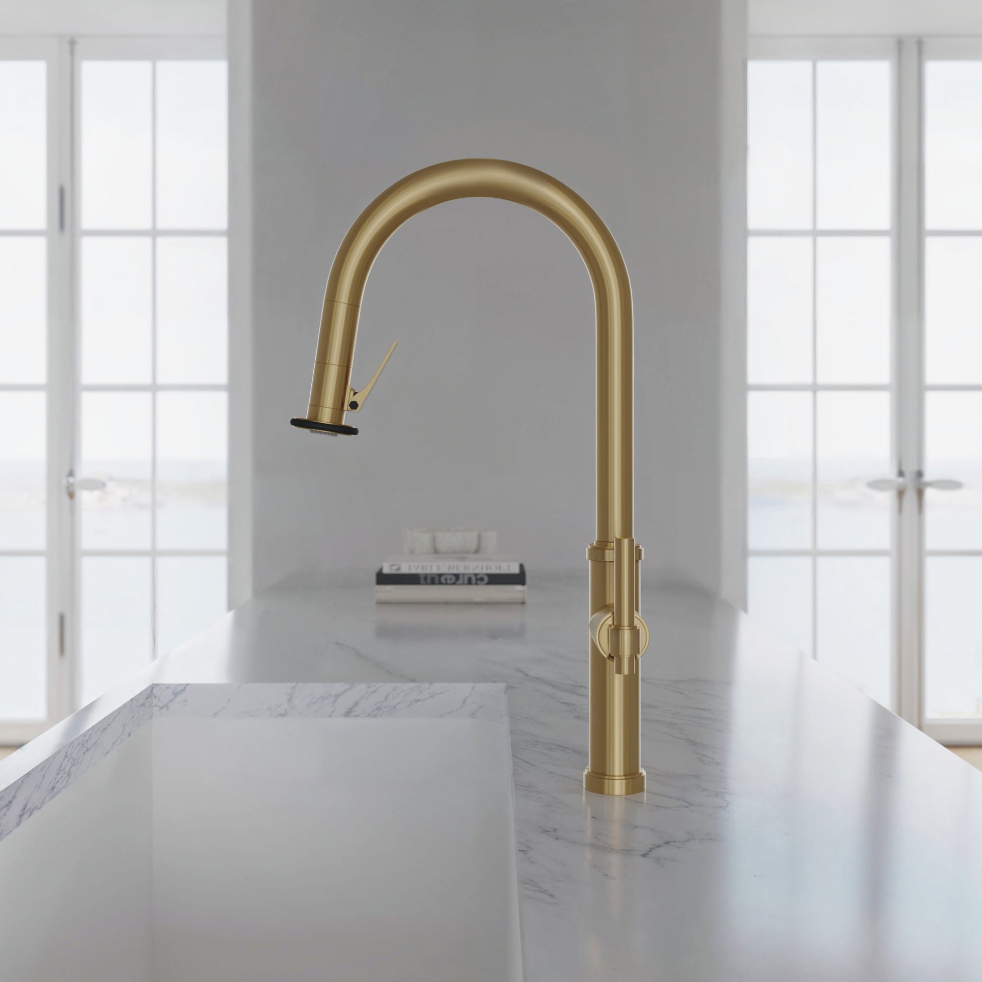 Newport Brass Seager® Pull-Down Kitchen Faucet - Trigger Spray
