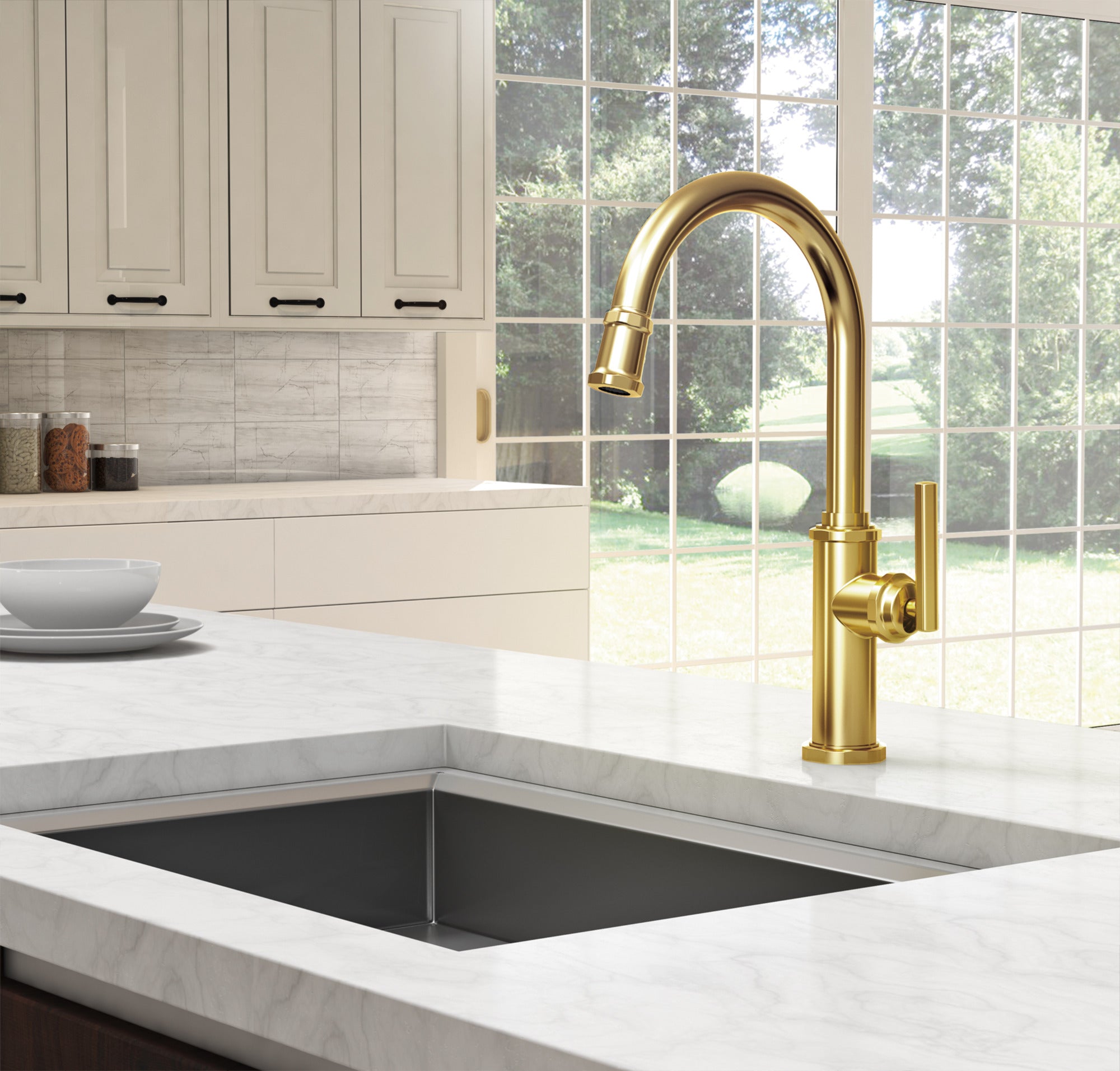 Newport Brass Heaney Pull-Down Kitchen Faucet