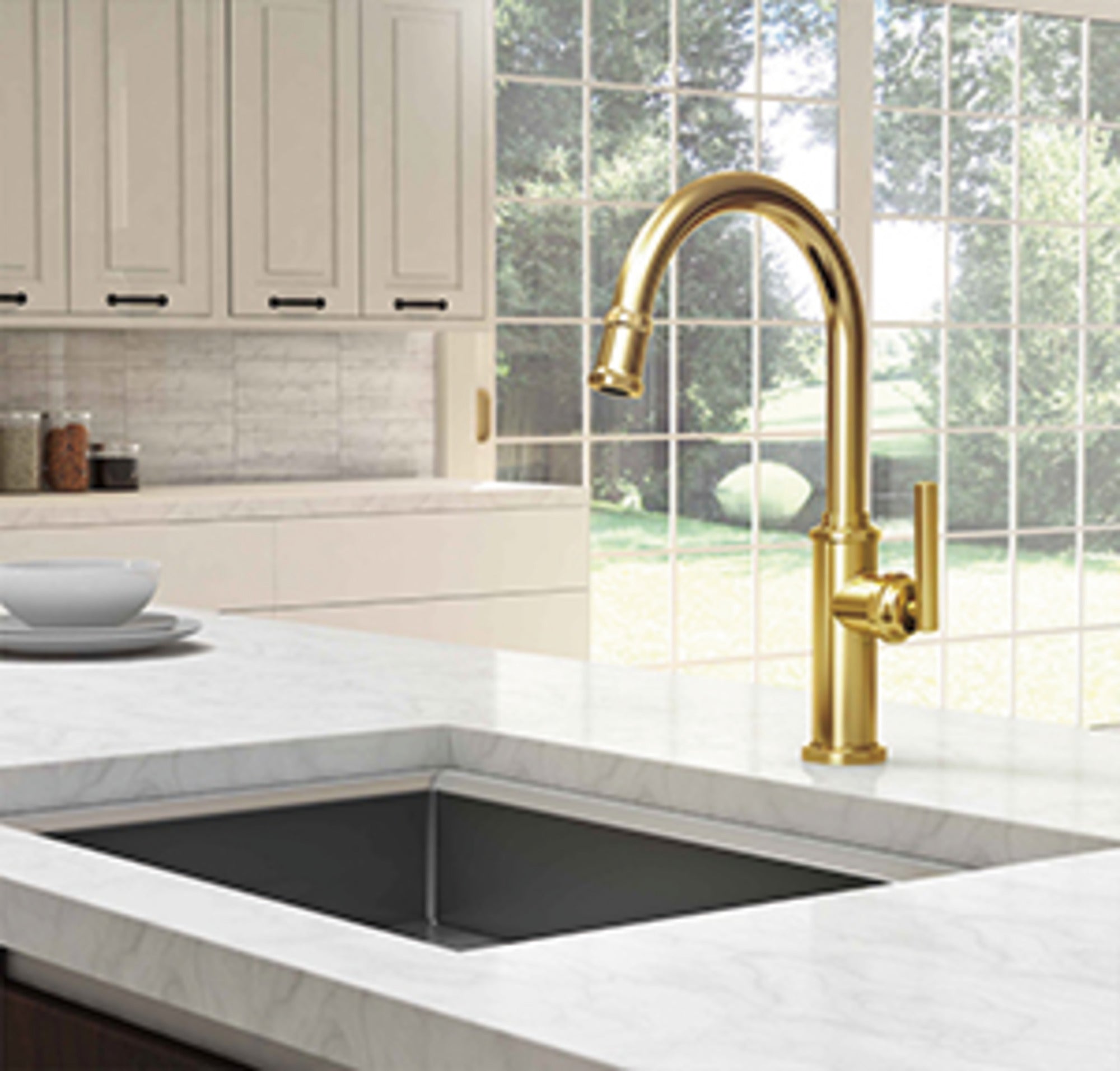 Newport Brass Heaney Pull-Down Kitchen Faucet
